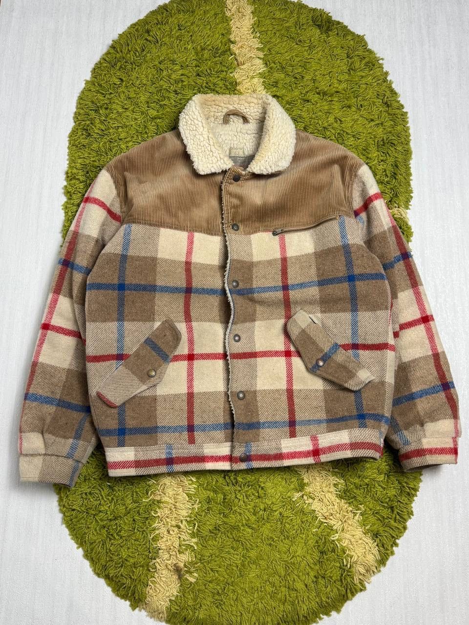 Levi's × Vintage Vintage 80s Levi's Sherpa Wool Jacket Size US L / EU 52-54 / 3 - 1 Thumbnail