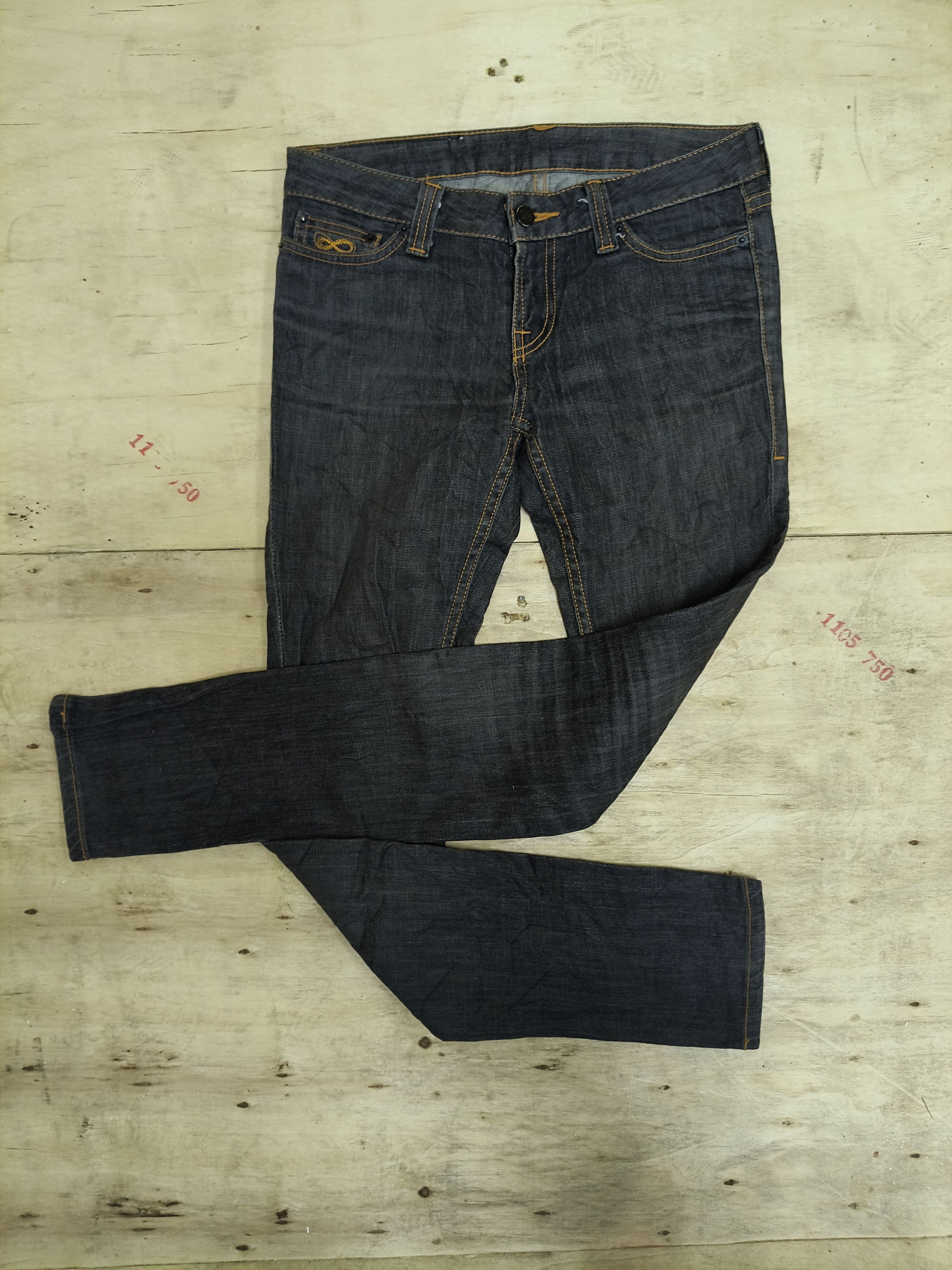 PLAC PLAC Skinny Denim Jeans Size 25" / US 0 / IT 36 - 2 Thumbnail
