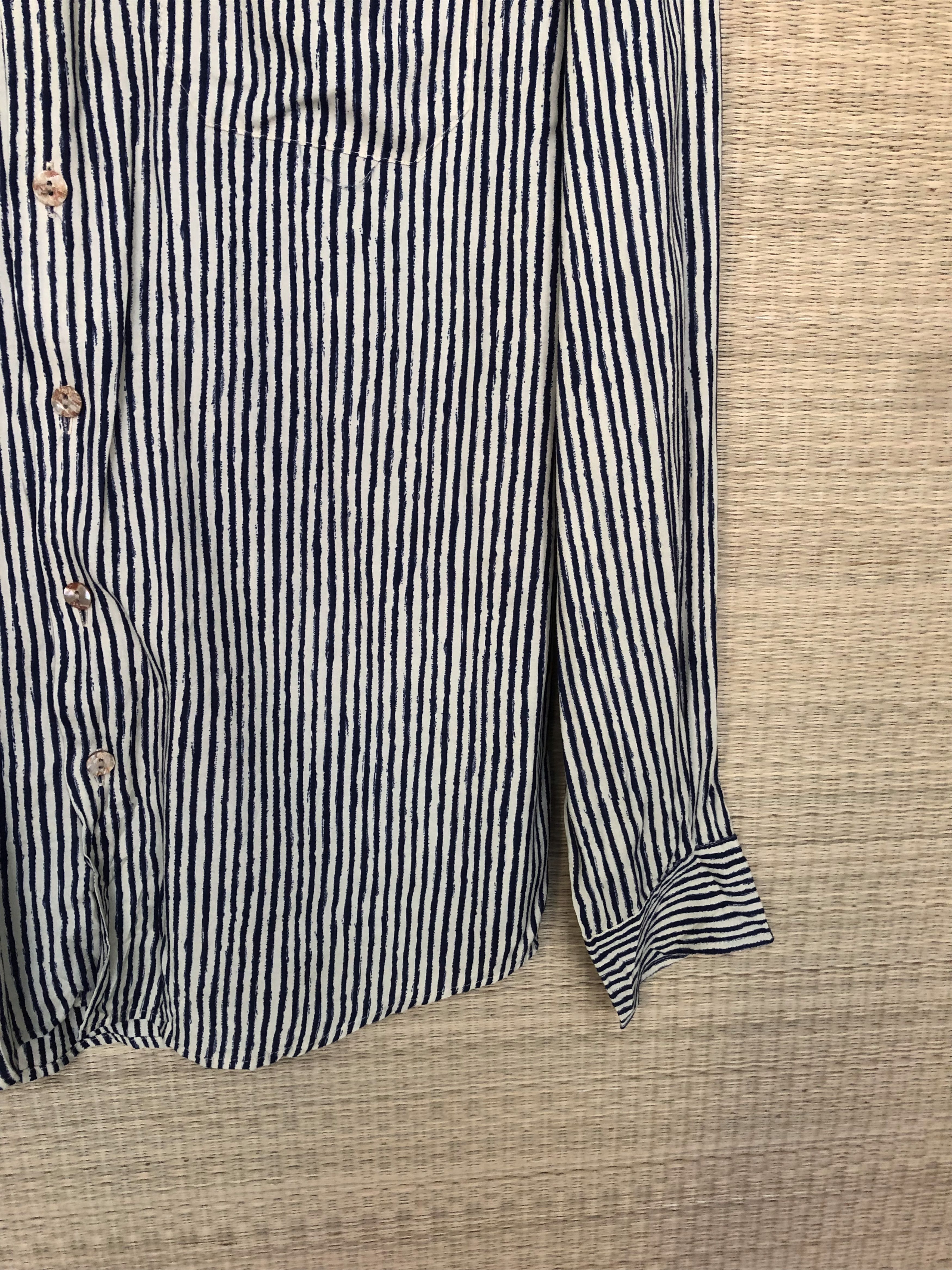 Jean Paul Gaultier silky stripes shirt Size US M / EU 48-50 / 2 - 3 Thumbnail