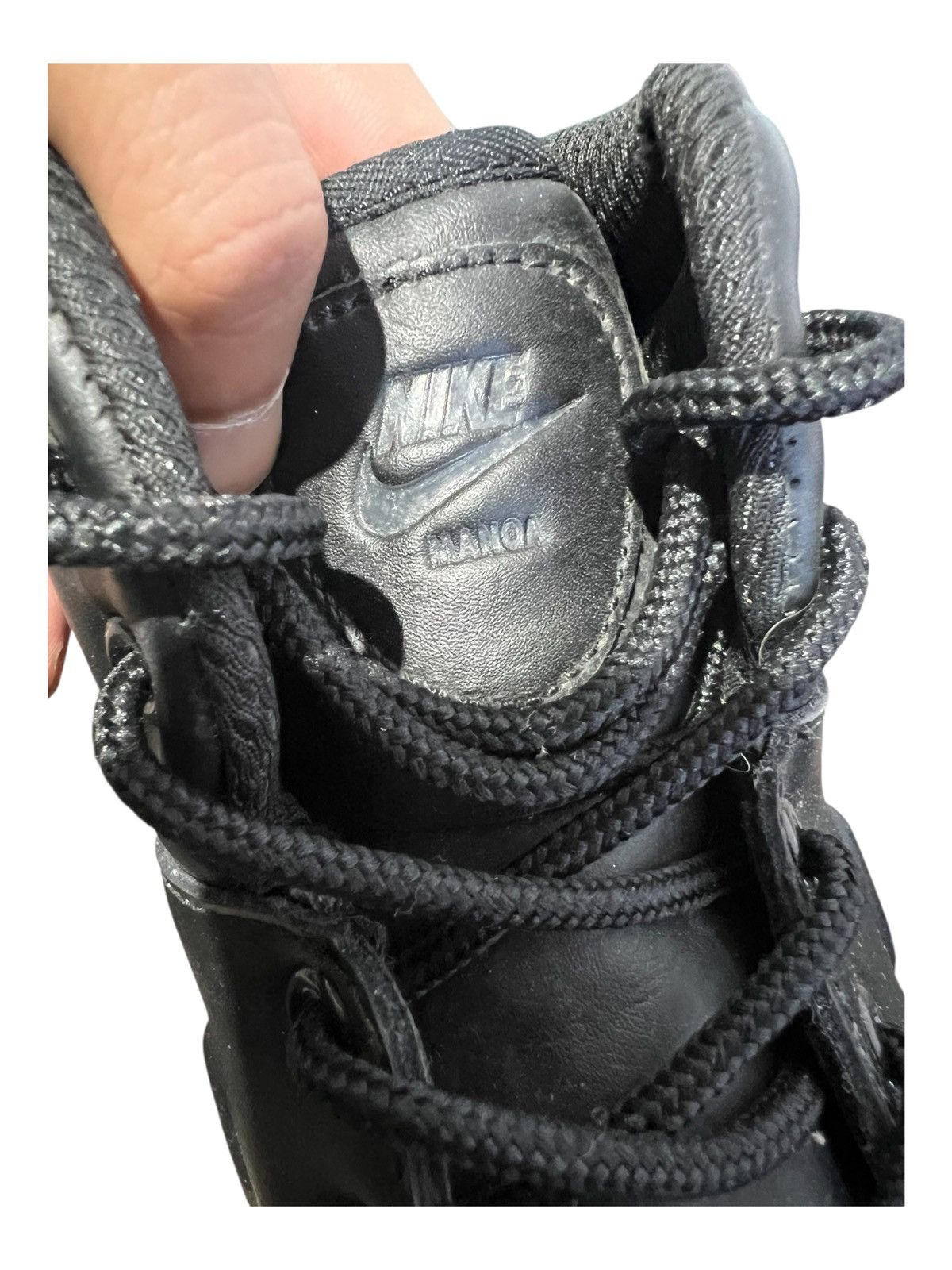 Nike Nike Manoa Leather High Cut Boots Triple Black Winter Size US 10 / EU 43 - 7 Thumbnail