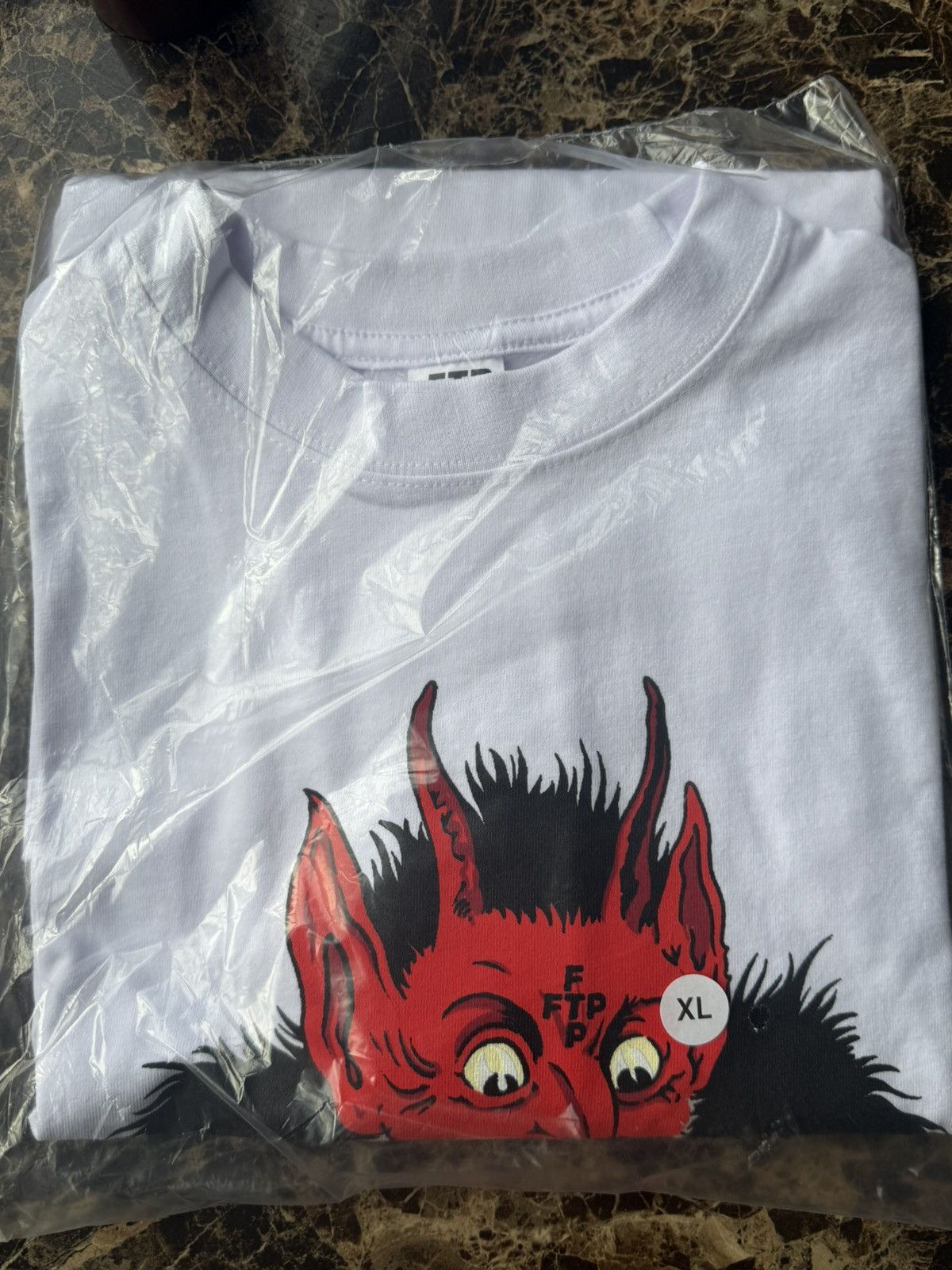 Fuck The Population KRAMPUS TEE (WHITE) XL Size US XL / EU 56 / 4 - 2 Thumbnail