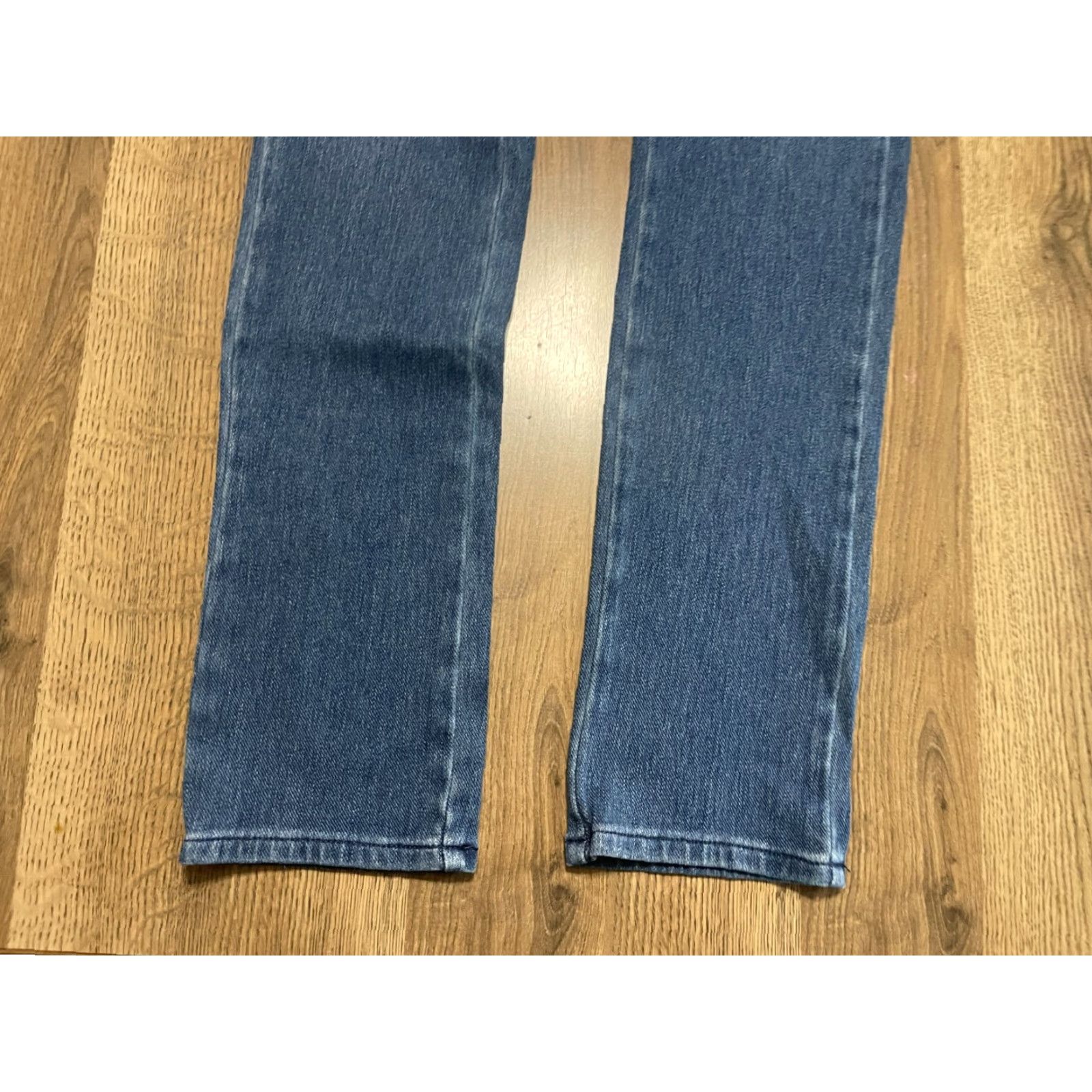 Vintage Belle by Kim Gravel Jeans Women's 4 Tall Blue Denim Straight Pull On Size 27" / US 4 / IT 40 - 3 Thumbnail