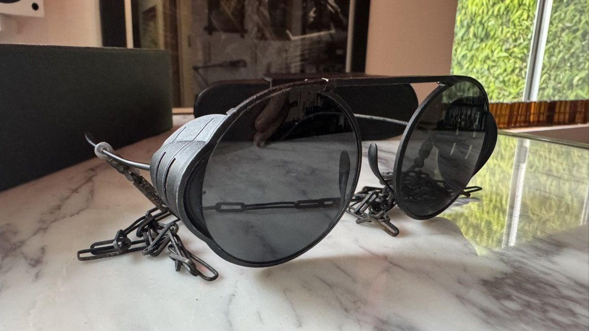 Boris Bidjan Saberi BBS x Rigards Black Aviator Sunglasses RG1011BBS Size ONE SIZE - 3 Thumbnail