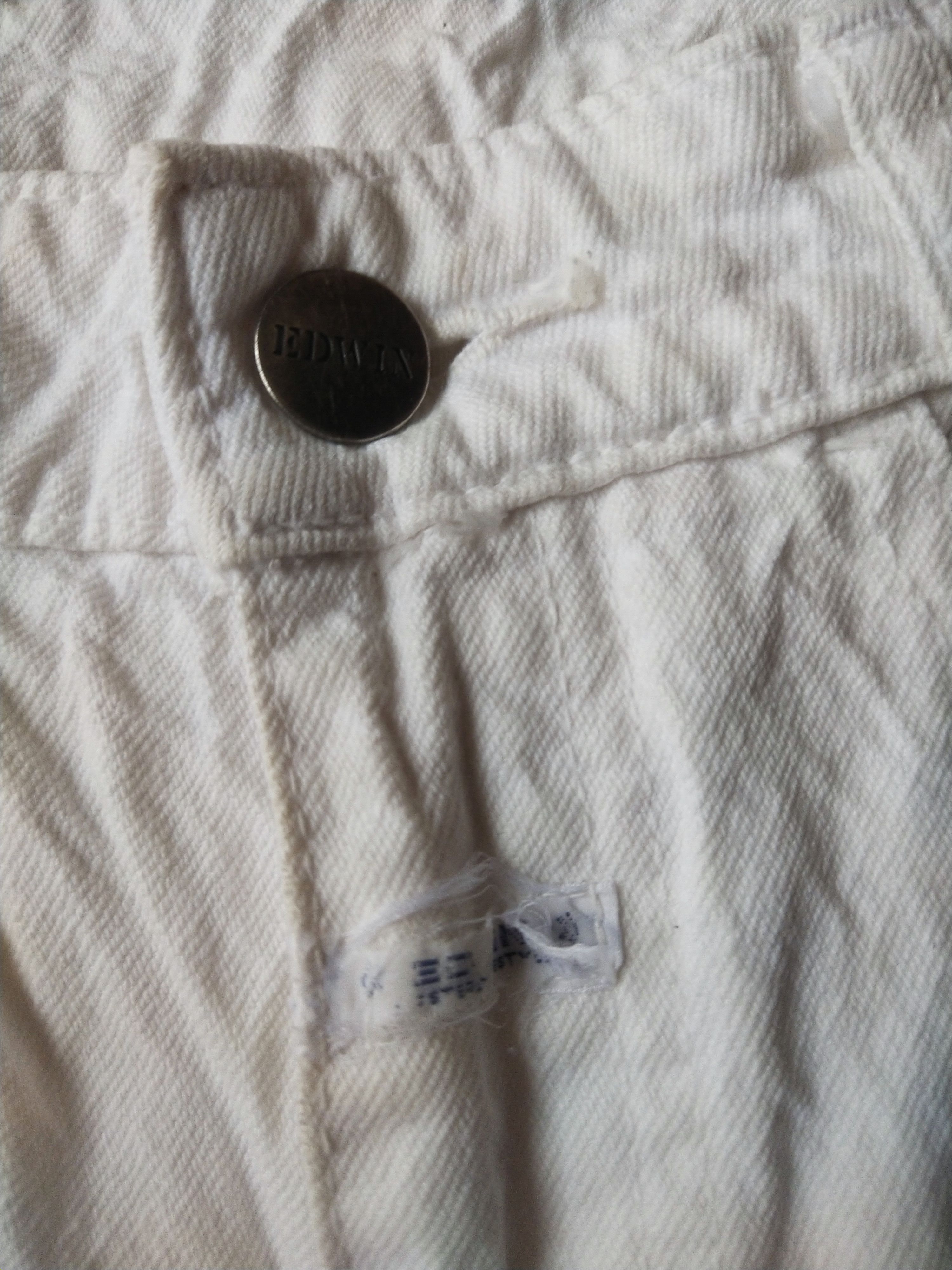 Edwin Vintage 90s Edwin White Tapered Denim Pants Size US 28 / EU 44 - 5 Thumbnail