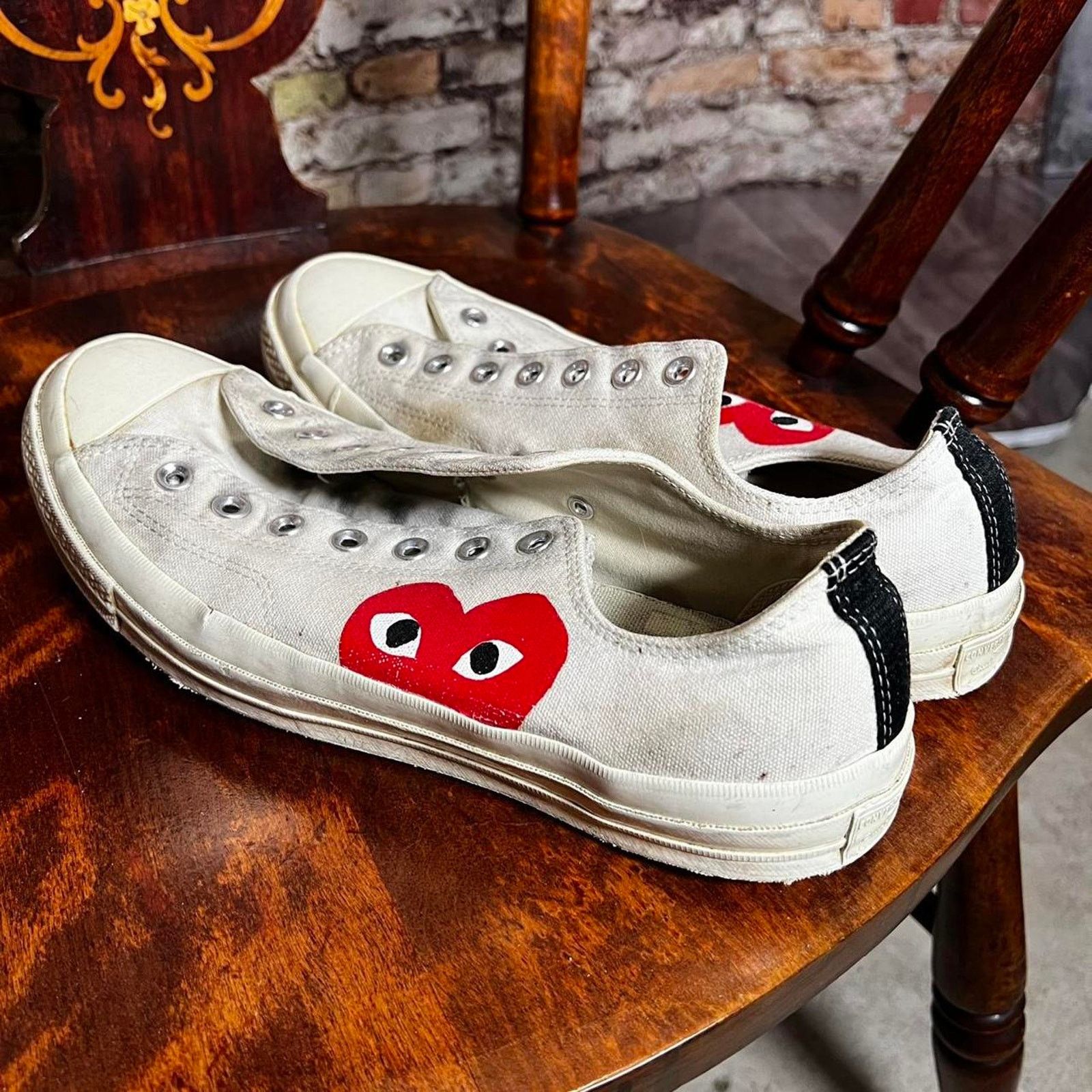 Converse Converse x PLAY Comme des Garçons Chuck 70 Size US 10.5 / EU 43-44 - 6 Thumbnail