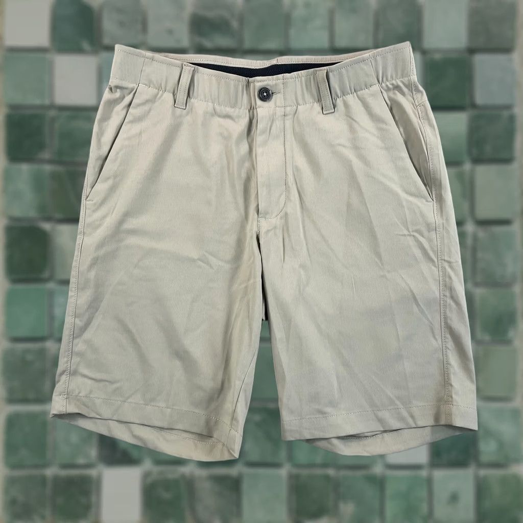 Under Armour Under Armour Golf Shorts Men 32 Beige HeatGear 10" NWOT Size US 32 / EU 48 - 1 Thumbnail