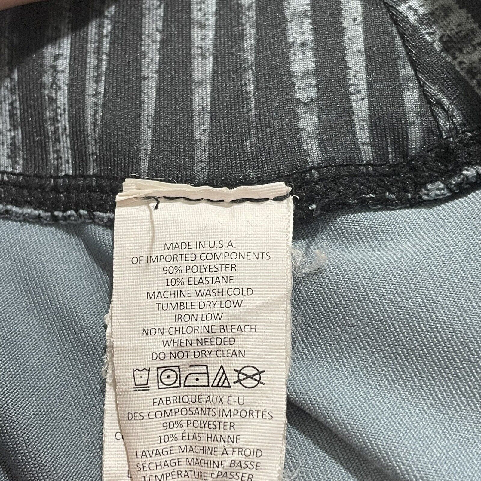 Prana PrAna Roxanne Capri Leggings Striped Athletic Pants Stretch Size 32" / US 10 / IT 46 - 11 Thumbnail