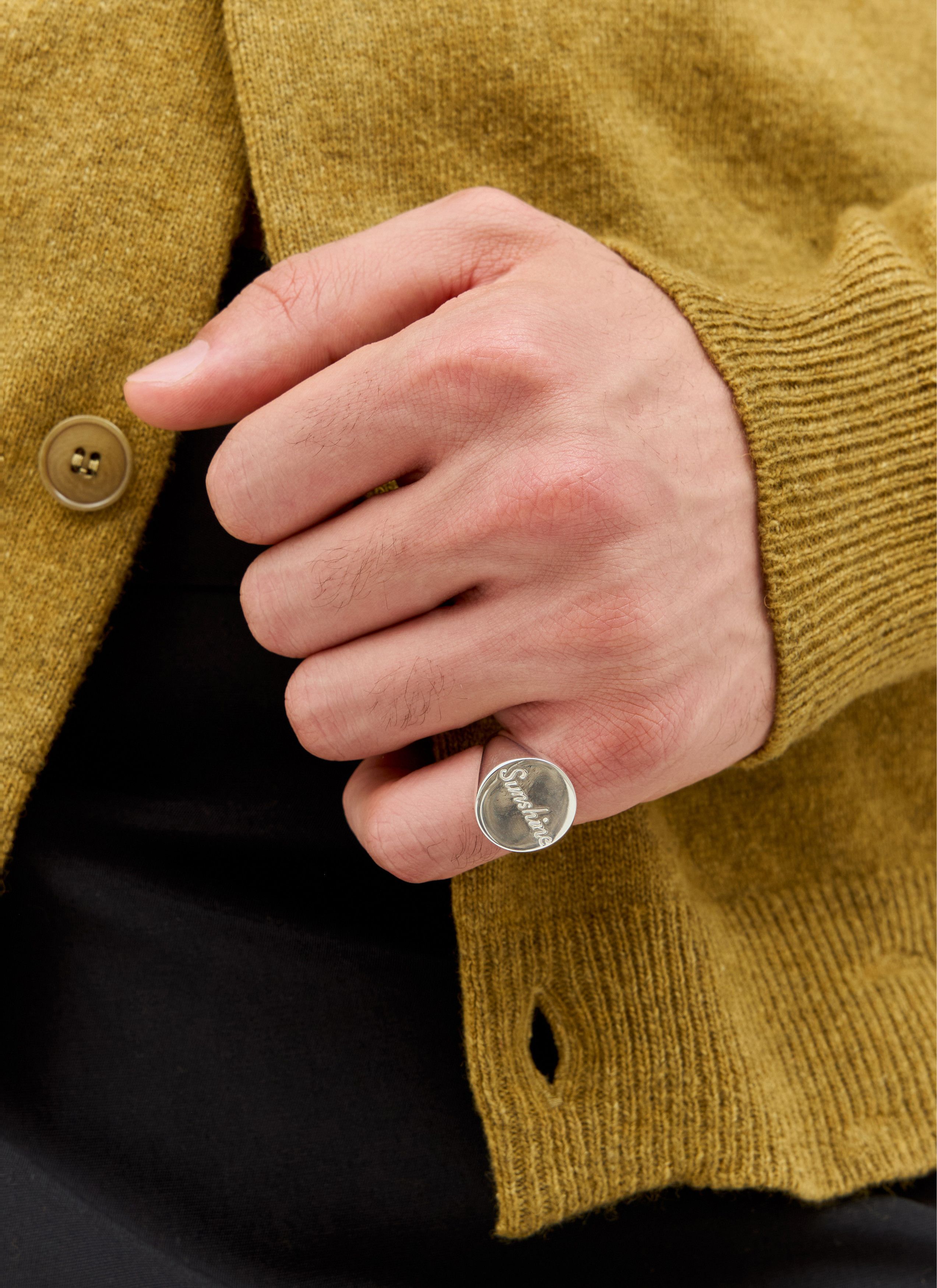 Bleue Burnham Sunshine Signet Ring Size ONE SIZE - 1 Thumbnail