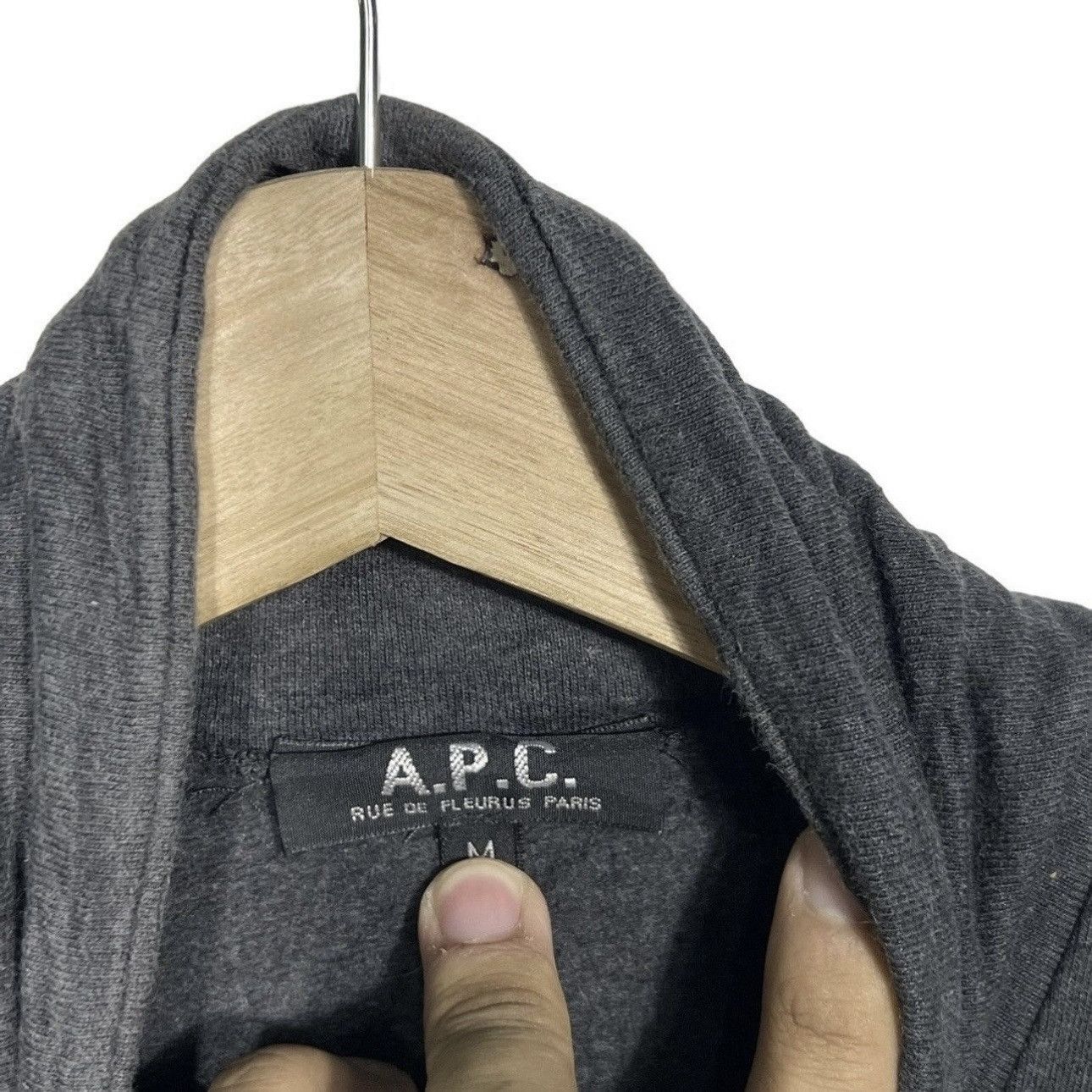 A.P.C. apc sweatshirt full zipper nice design Size US M / EU 48-50 / 2 - 3 Thumbnail