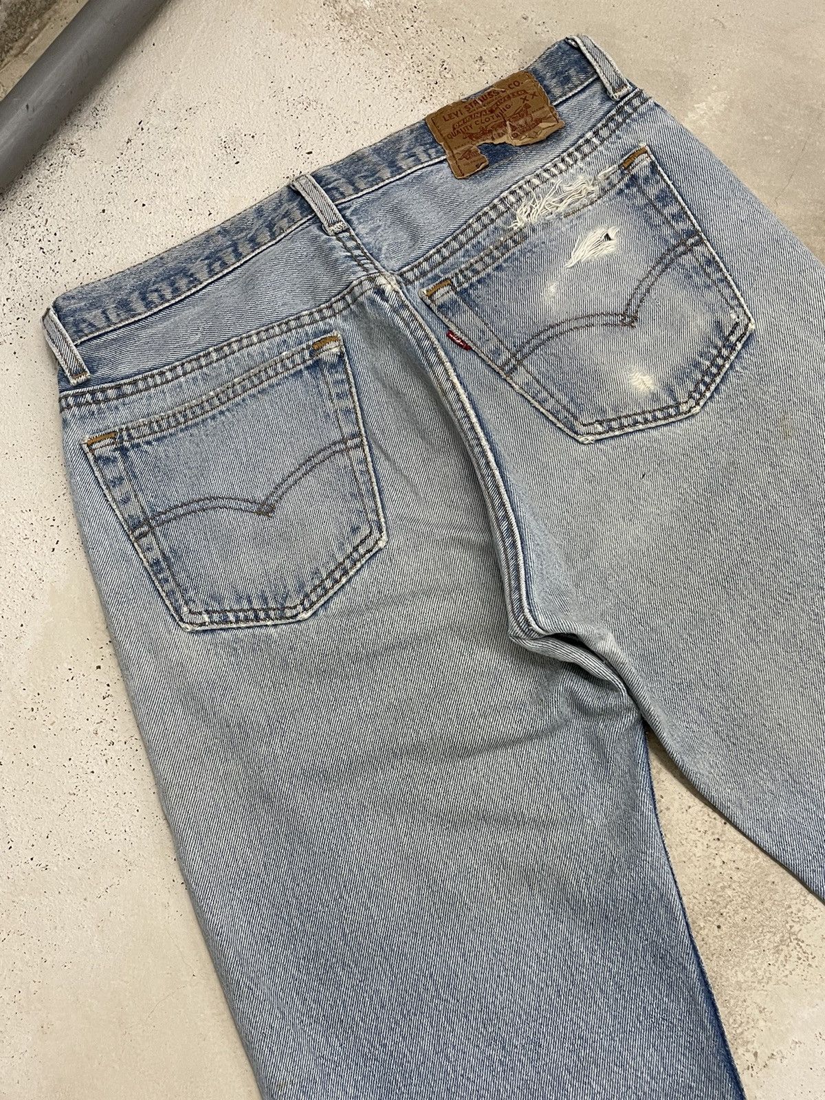 Levi's Vintage USA Levis 501 Distressed Rusty Cut Denim Size US 31 - 12 Thumbnail