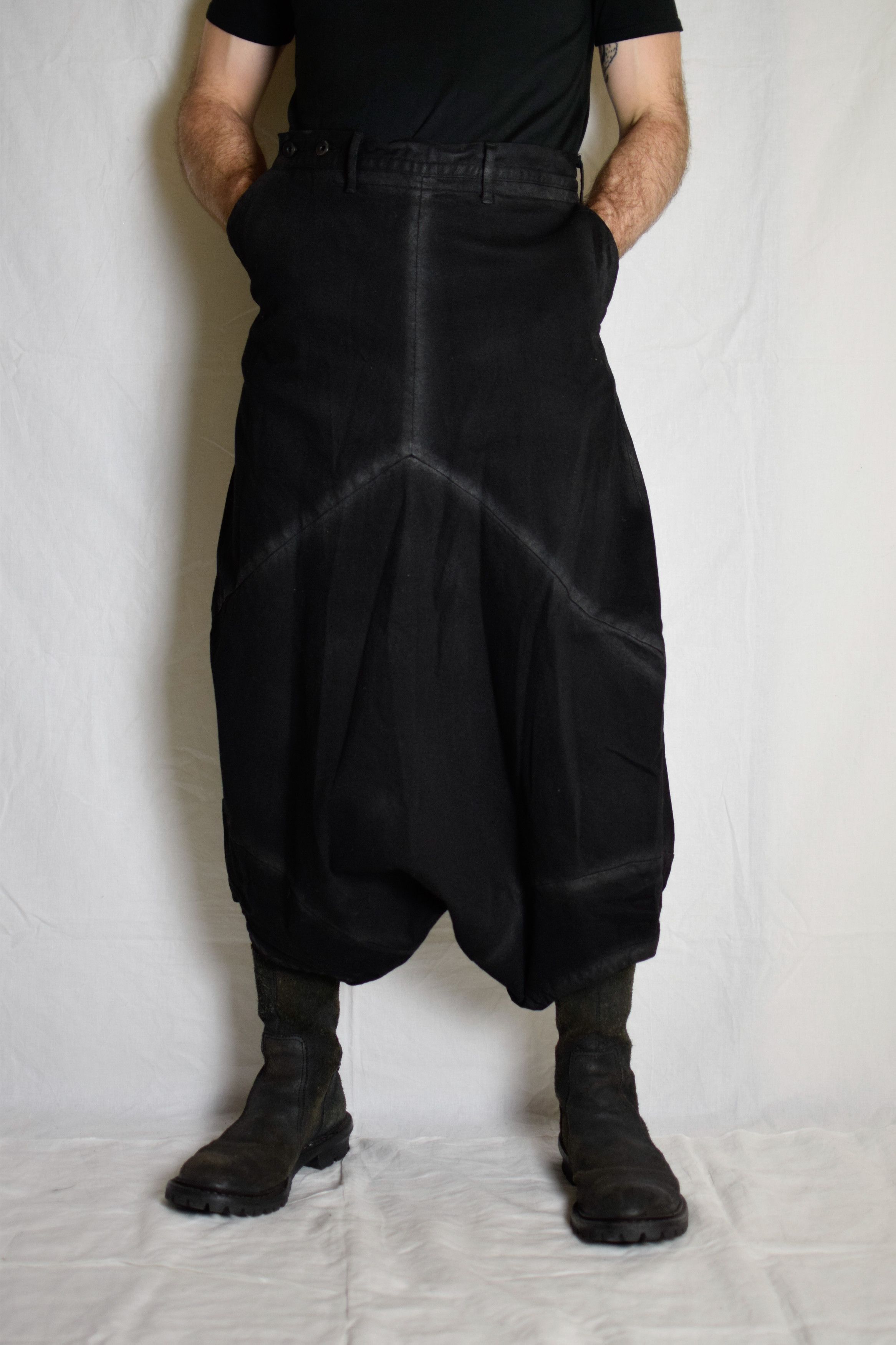 Julius AW14 Glitch Denim Sarouel Pants - 477PAM18