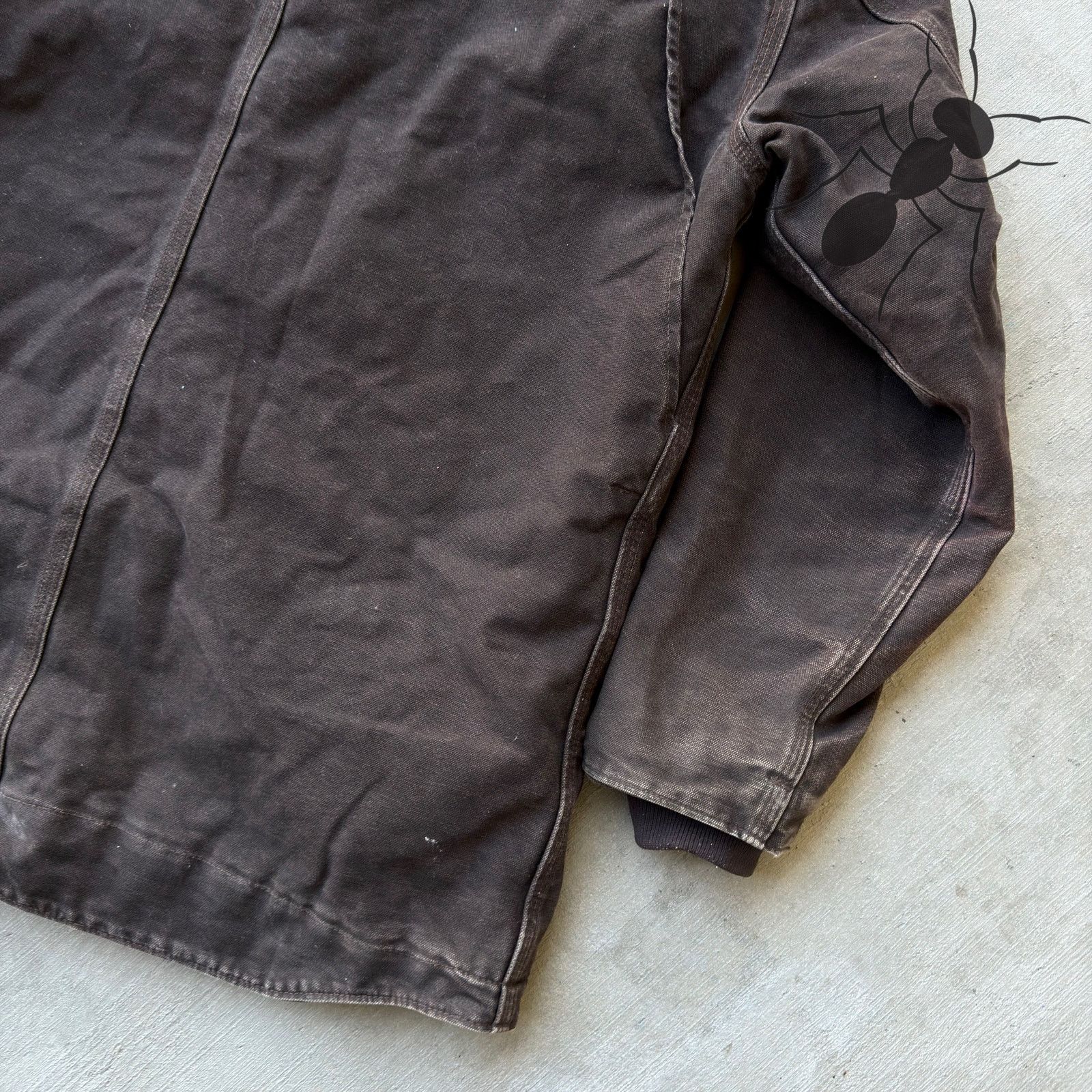 Carhartt × Vintage Carhartt C61 DKB brown coat work wear jacket Size US M / EU 48-50 / 2 - 8 Thumbnail