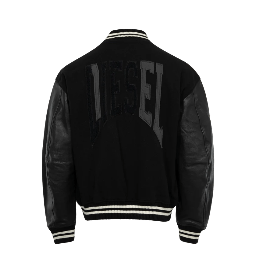 ジャケット・アウター DIESEL leather varsity jacket D4D-2 DIESEL leather varsity jacket D4D-2