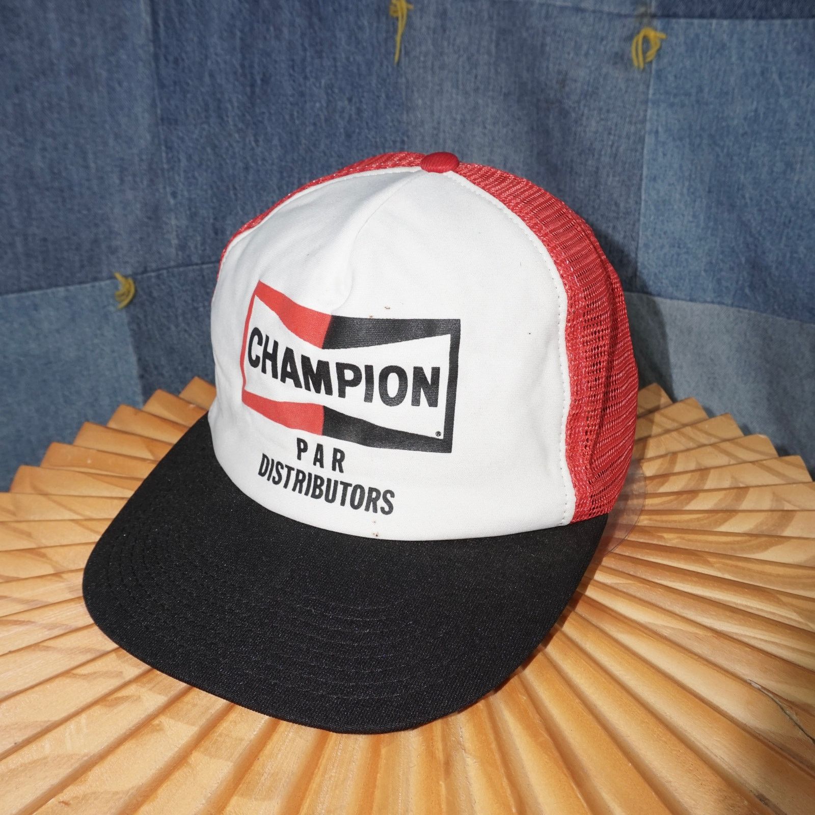 Champion OSFA - Vintage champion PAR distributors 1990s trucker hat Size ONE SIZE - 2 Thumbnail