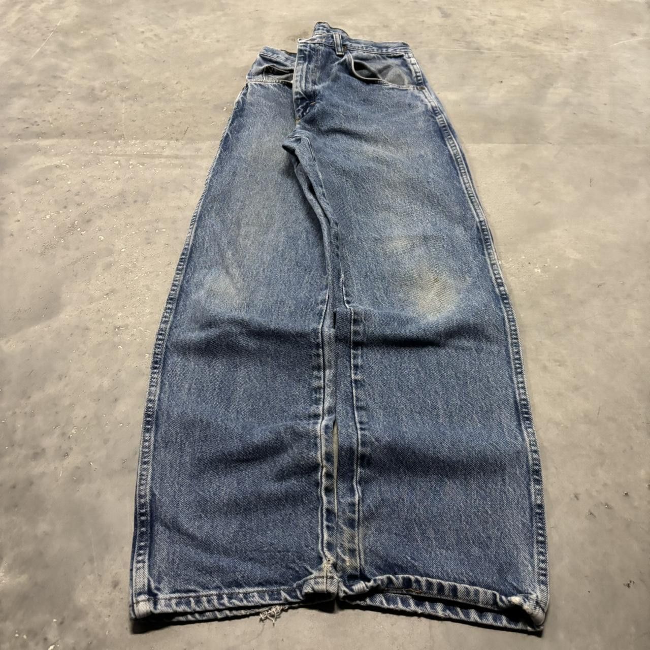 Japanese Brand × Vintage Crazy Vintage 90s Medium Wash Essential Denim Jeans! Size US 30 / EU 46 - 3 Thumbnail