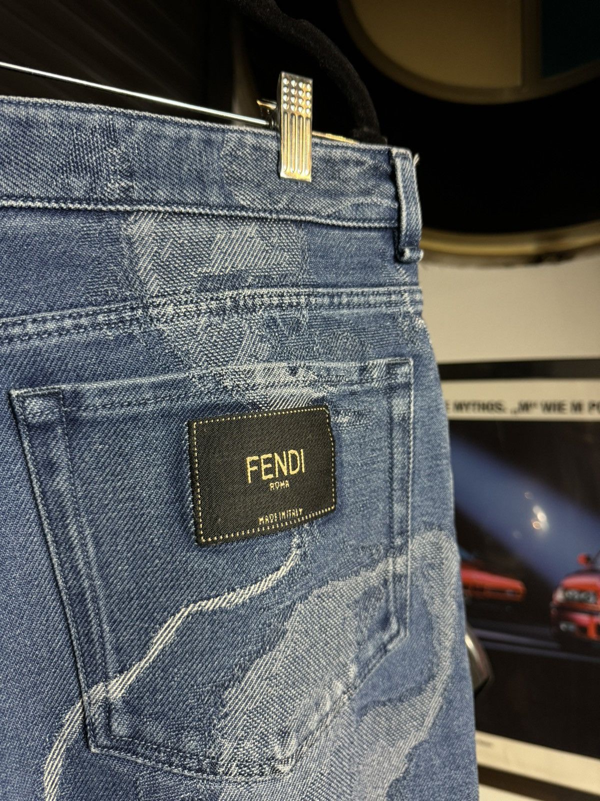 Fendi Fendi Roma Moonlight Relaxed Denim Jeans - 36/34 Size US 36 / EU 52 - 15 Thumbnail