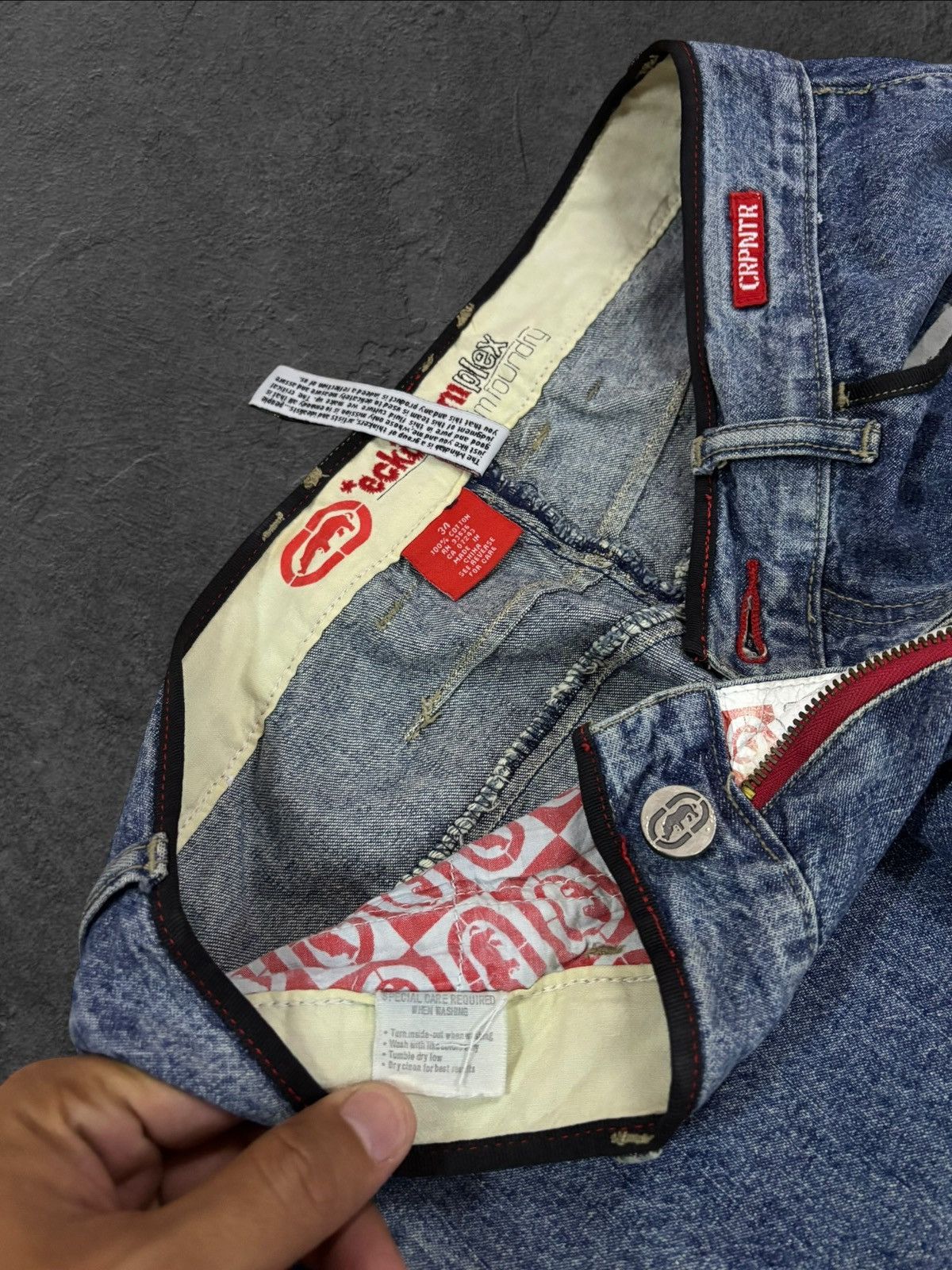 Ecko Unltd. Vtg Ecko Baggy Carpenter High Waist Jeans Size US 34 / EU 50 - 7 Thumbnail