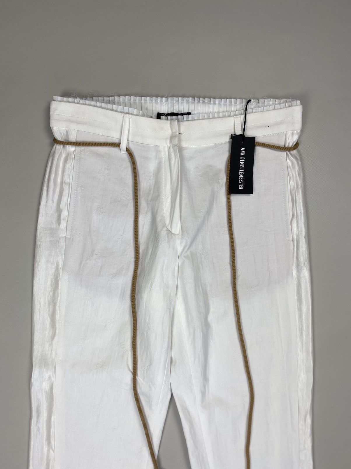 Ann Demeulemeester BNWT! Ann Demeulemeester cropped dress pants trousers Size 27" / US 4 / IT 40 - 7 Thumbnail