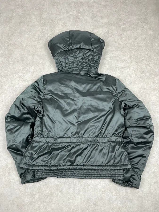 Prada 2000s Prada Dark Olive Puffer Jacket Size XS / US 0-2 / IT 36-38 - 6 Thumbnail