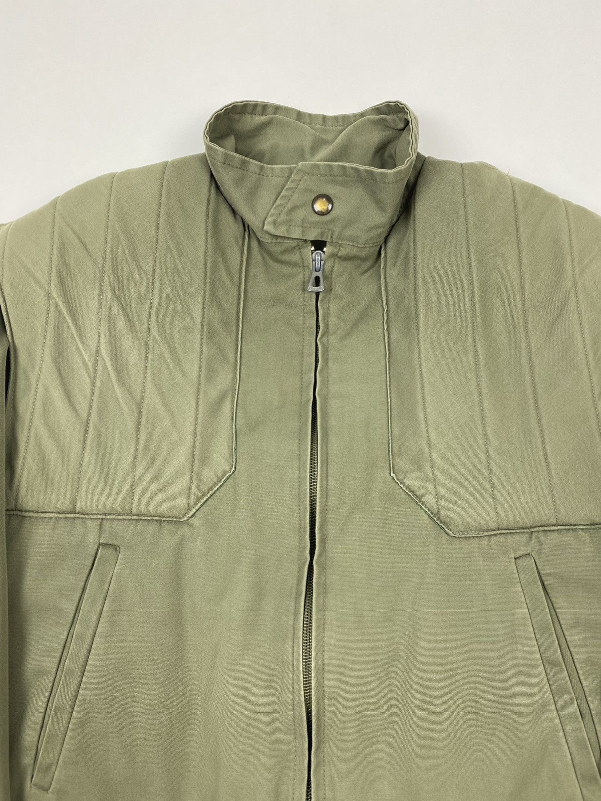 Vintage 60s 70s Vintage French Cotton Padded Hunting Jacket Size US S / EU 44-46 / 1 - 2 Thumbnail