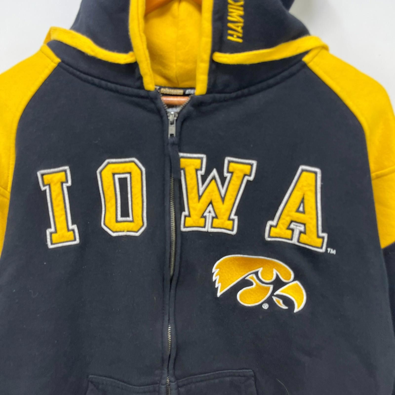 Other Vintage Iowa Hawkeyes University Zip-Up Hoodie Large Size ONE SIZE - 2 Thumbnail