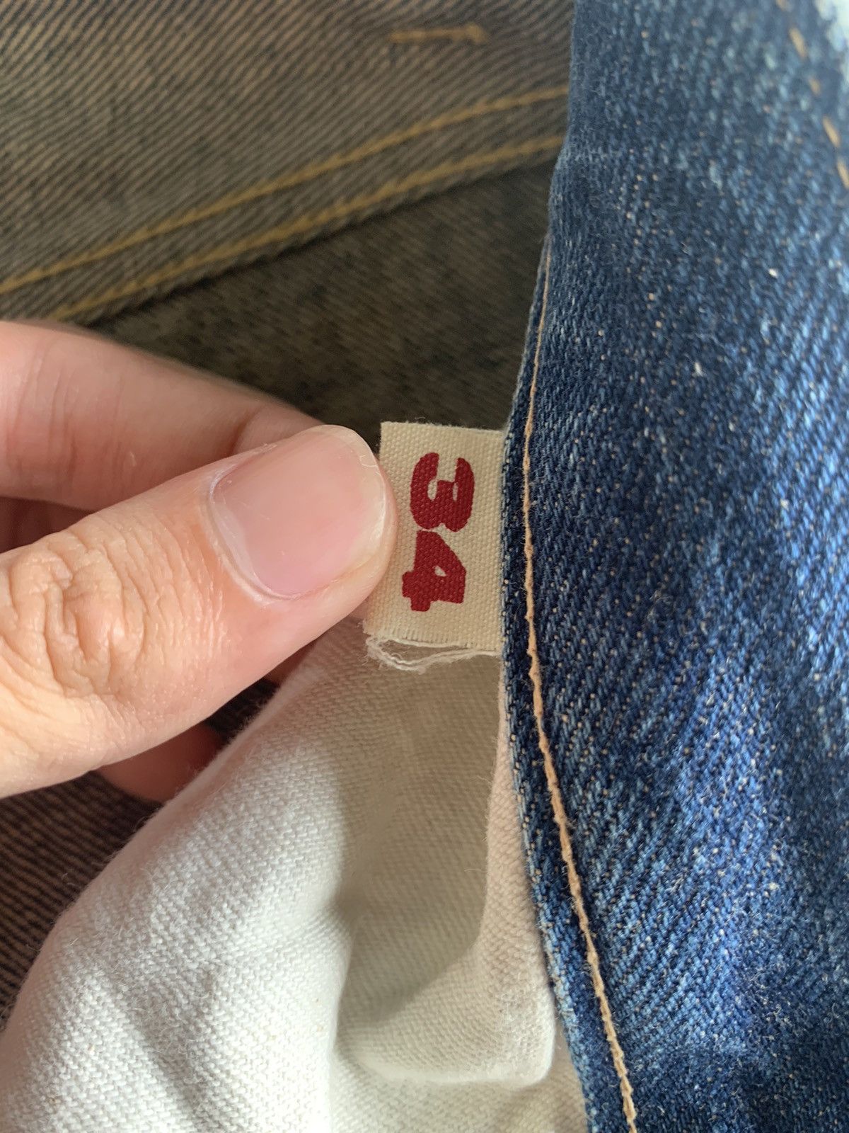 Kapital VINTAGE HOLLYWOOD RANCH MARKET SELVEDGE DISTRESSED DENIM Size US 32 / EU 48 - 23 Thumbnail