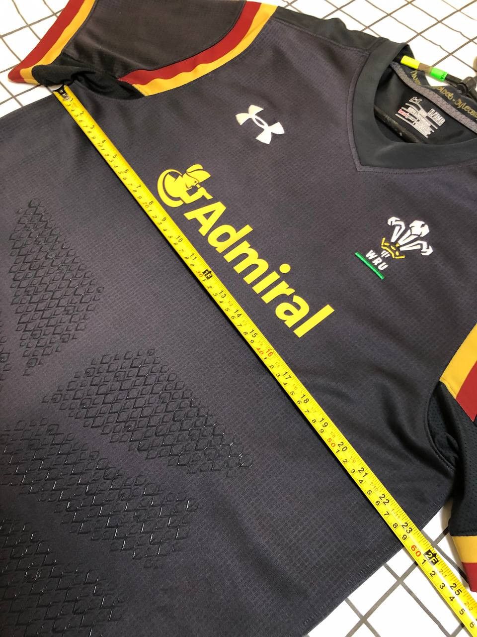 Under Armour Wales WRU Rugby Jersey Under Armour Admiral Fitted Top Size US XL / EU 56 / 4 - 4 Thumbnail