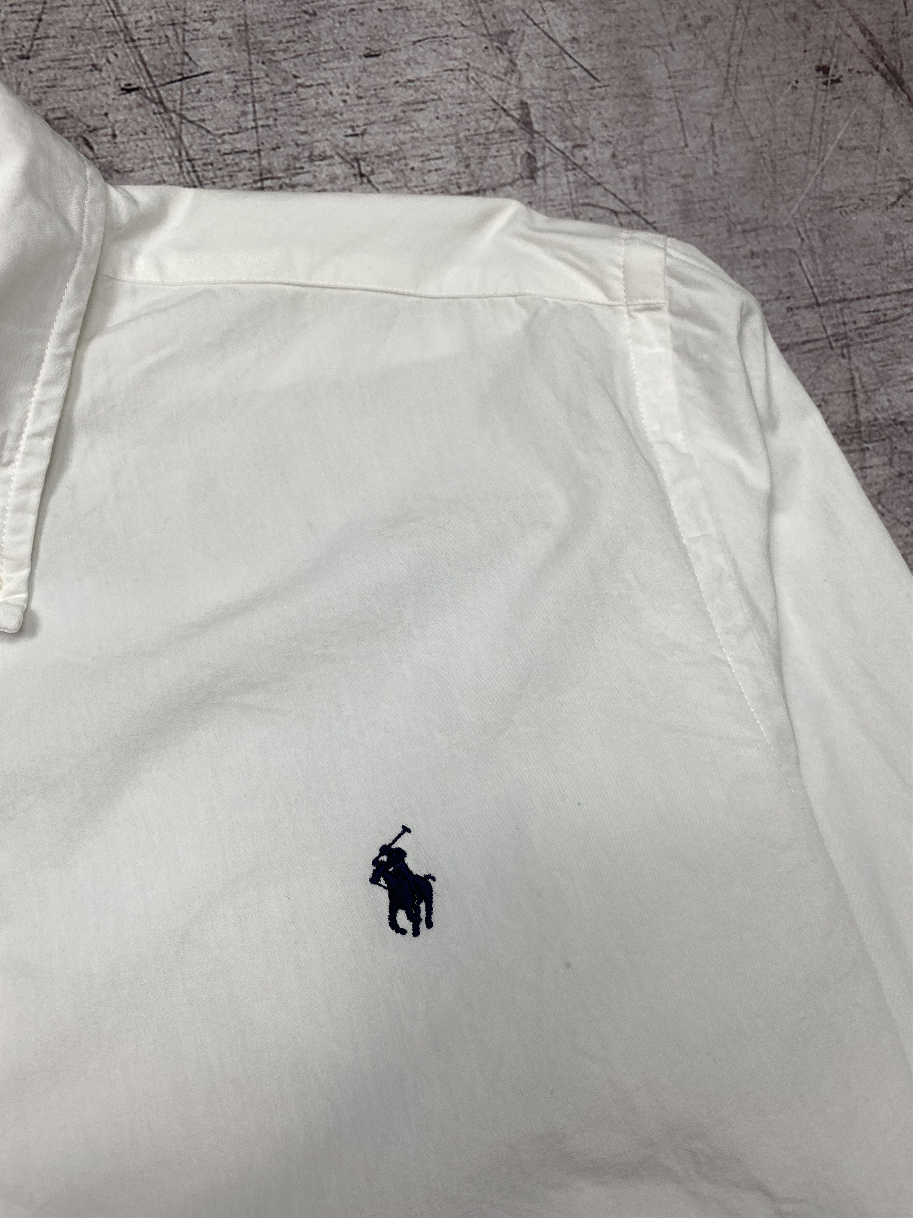 Polo Ralph Lauren × Ralph Lauren Polo Ralph Lauren Vintage Mens White Shirt Size US XL / EU 56 / 4 - 3 Thumbnail