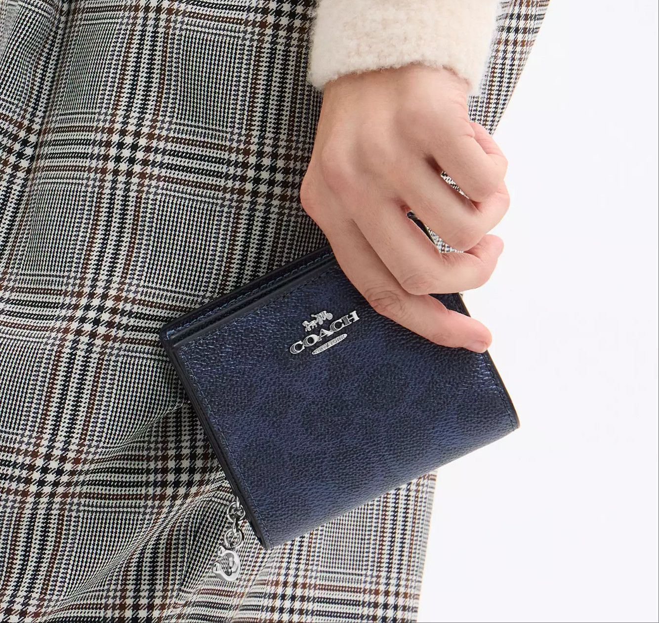 Coach NWT Coach Snap Wallet In Signature Canvas CCL96 Size ONE SIZE - 9 Thumbnail