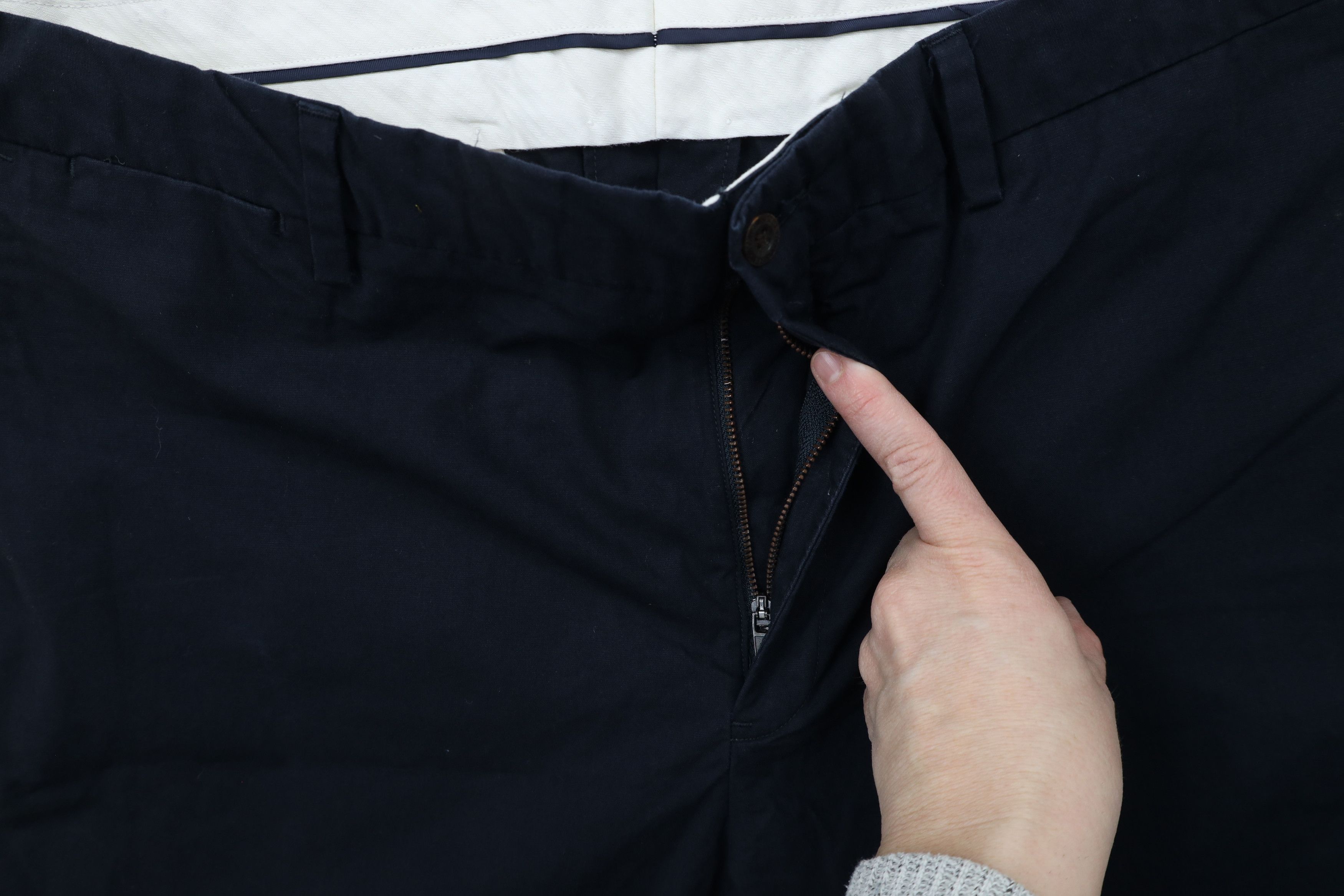 Ralph Lauren × Vintage Vintage Y2K Ralph Lauren Wide Leg Stretch Chino Pants Blue Size US 36 / EU 52 - 6 Thumbnail