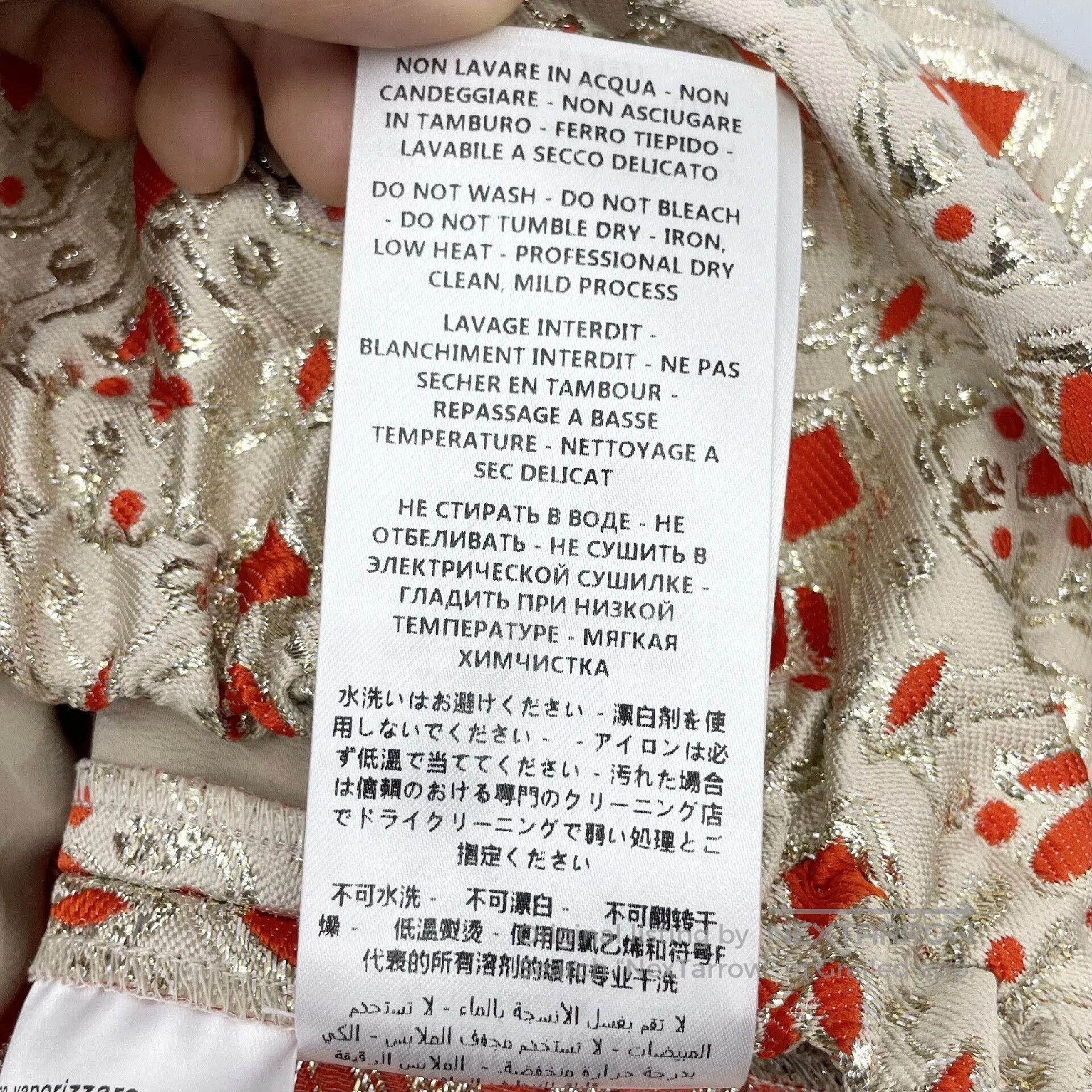 Gucci Gucci Gold Thread Embroidered Shorts. Size US 30 / EU 46 - 6 Thumbnail