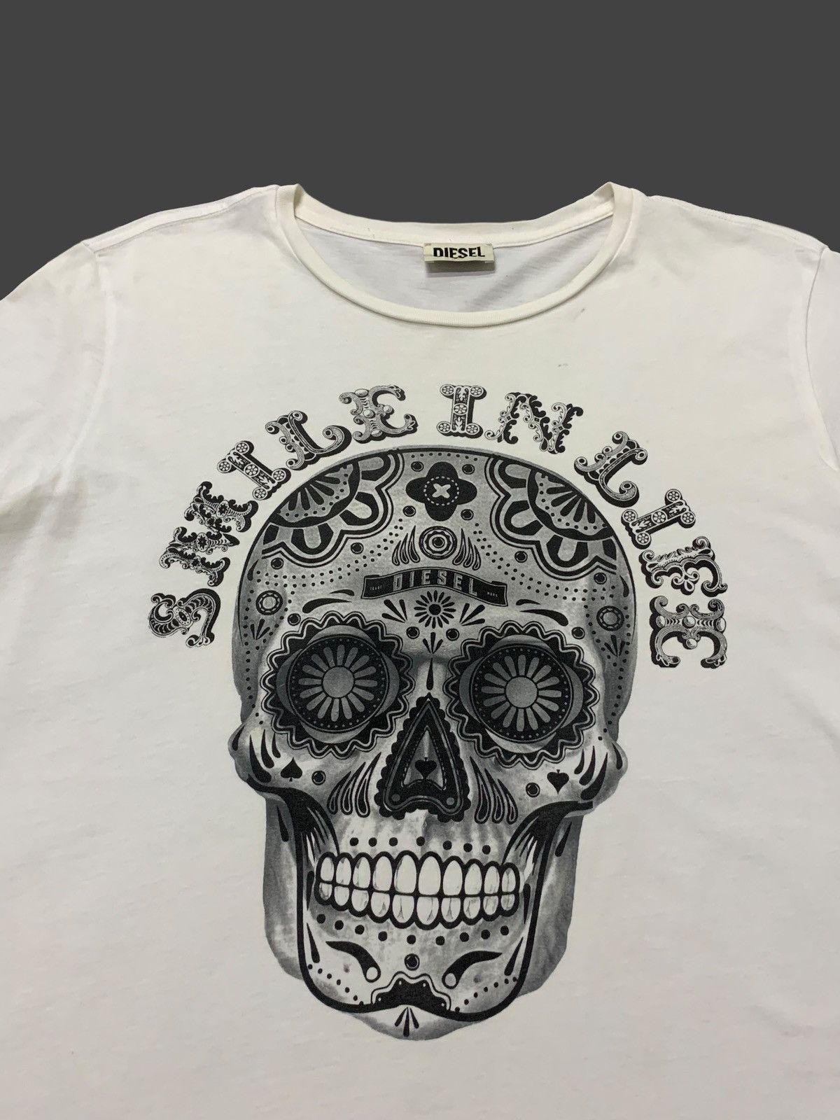 Diesel Diesel Skull Tribal Smile In Life tshirt Size US M / EU 48-50 / 2 - 4 Thumbnail