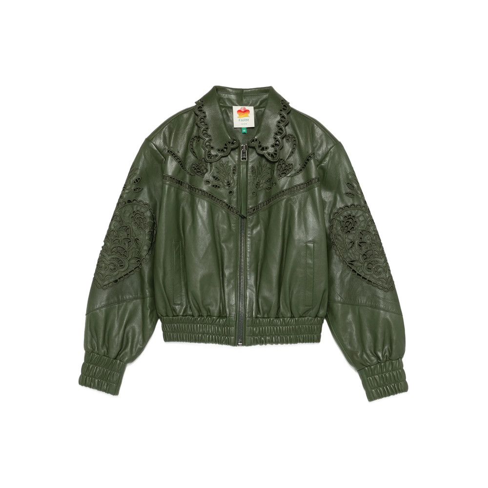 Farm Rio Farm Rio GREEN Jackets - Leather Jackets Size S / US 4 / IT 40 - 1 Thumbnail