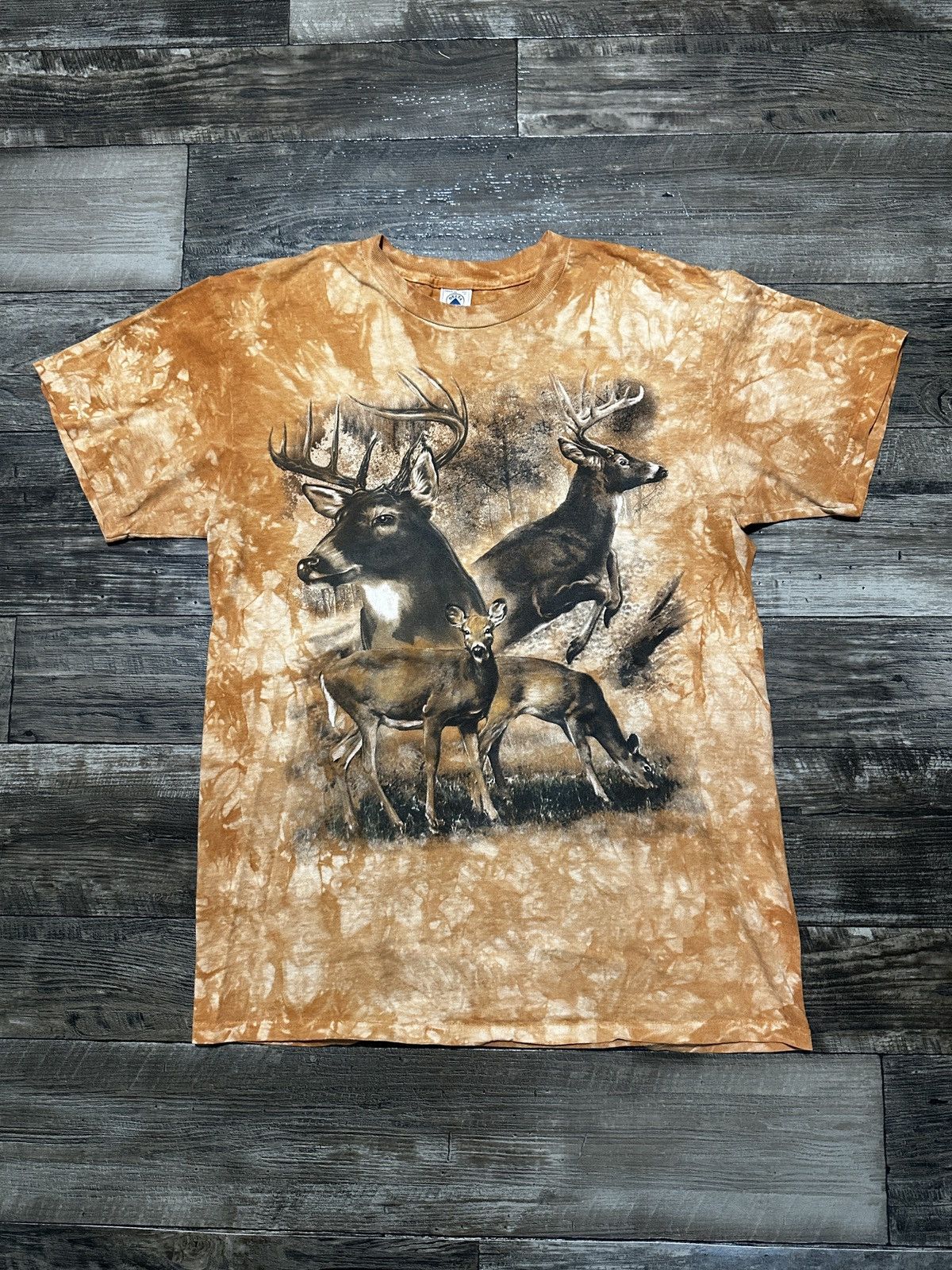 Delta Vintage 90s Brown Deer Graphic Tee Size US M / EU 48-50 / 2 - 1 Thumbnail
