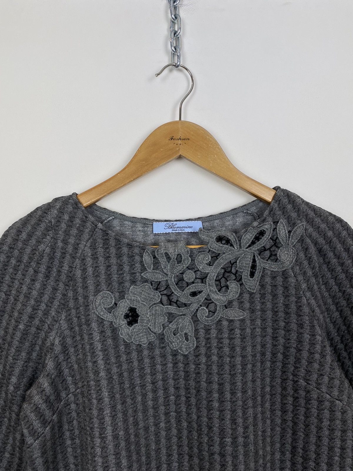 Blumarine Blumarine 3/4 Sleeve Viscose Sweater Jumper Size I 44 D 38 Size M / US 6-8 / IT 42-44 - 2 Thumbnail