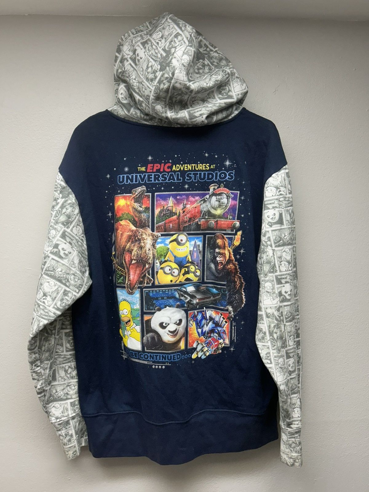 Universal Studios Epic Adventures Zip Up Hoodie