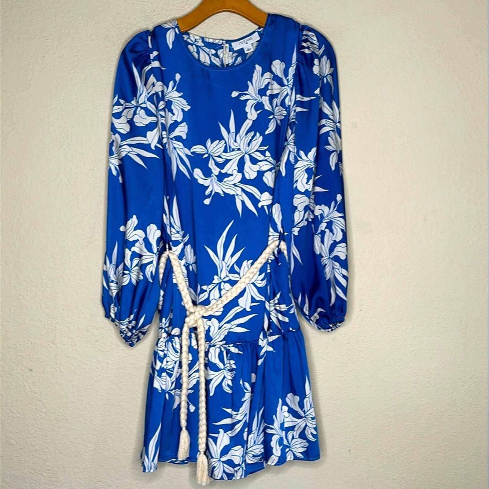 alexis blue mini dress Bardot Junior, navy ruffle party dress, FUC, size 6, L: 61cm –  DaisyChainClothing main image 1