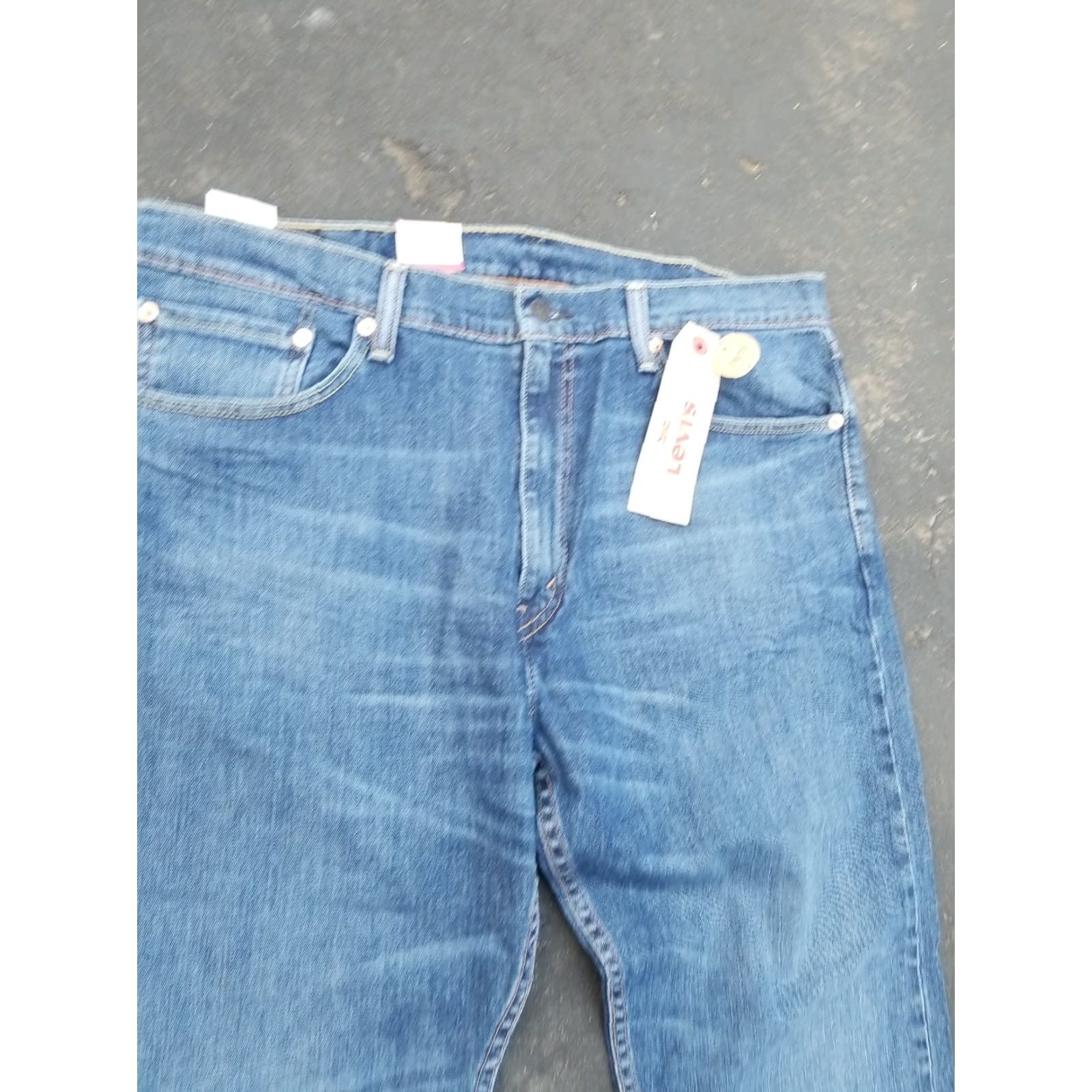 Levi's Levi's 505 Jeans Straight Denim Blue 38x25 Hemmed Regular Mens Jeans Size US 38 / EU 54 - 2 Thumbnail