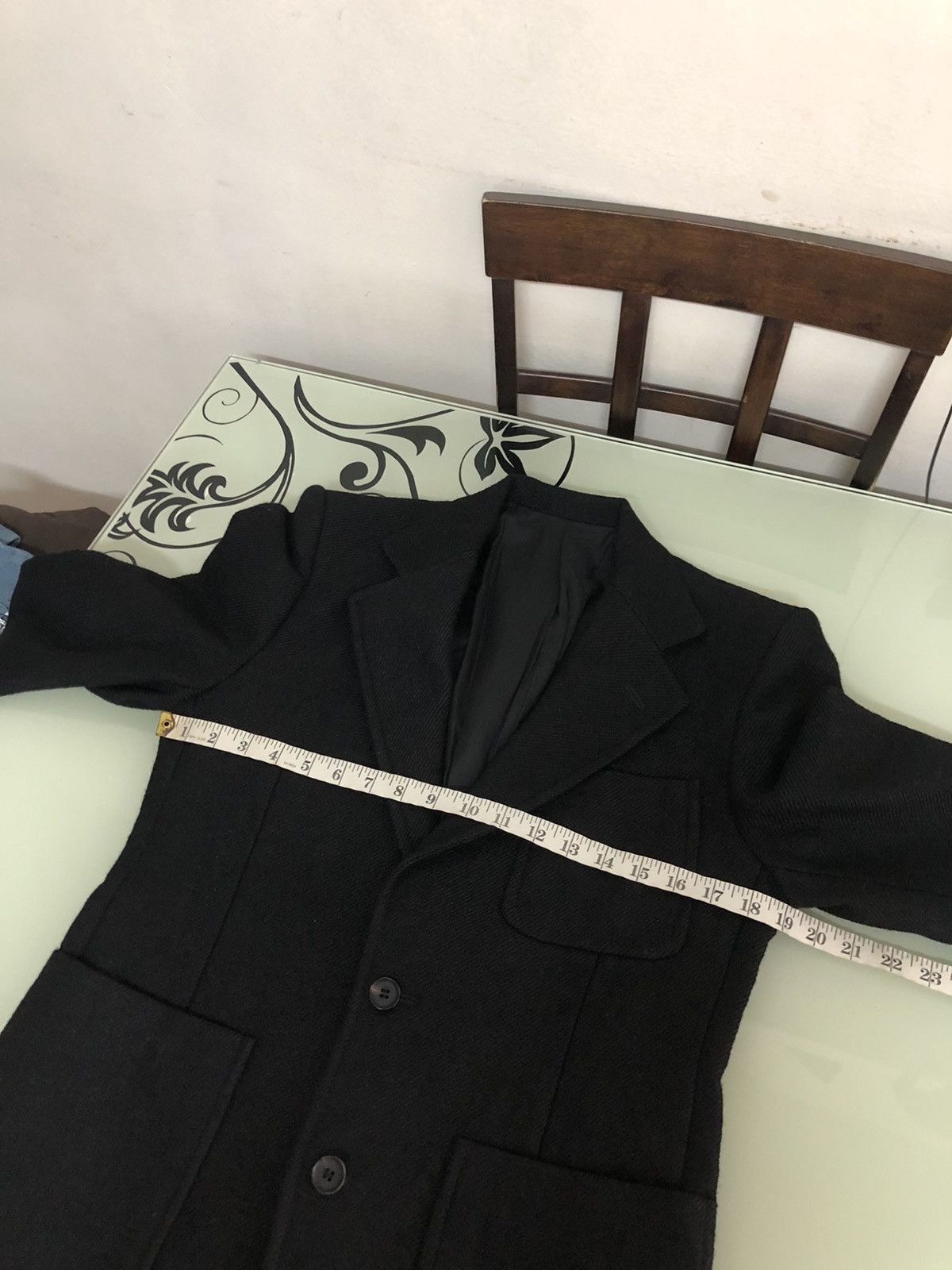 5351 POUR LES HOMMES 5351 Pour Les Hommes Black Wool Lined Single Breasted Blazer Size US M / EU 48-50 / 2 - 22 Thumbnail
