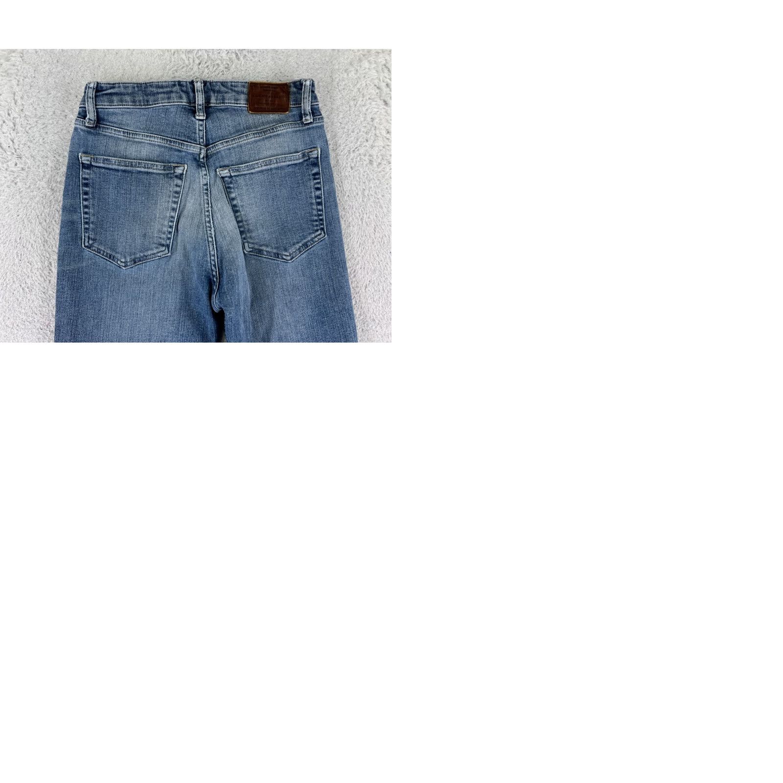 Lucky Brand Lucky Brand Jeans Womens 2 Blue Denim Skinny Candiani Fabric Milan Size 26" / US 2 / IT 38 - 10 Thumbnail