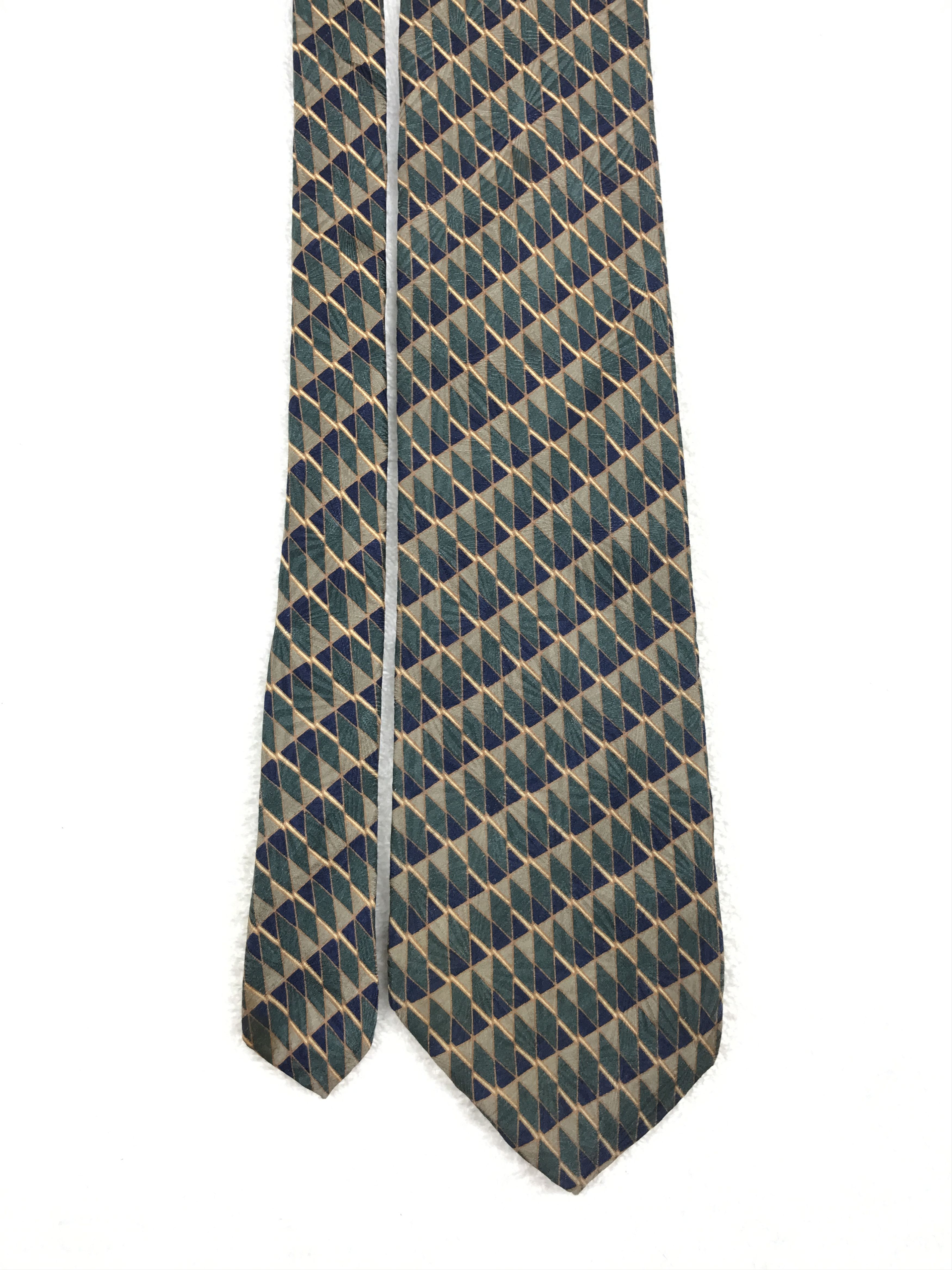 Designer × Vintage Vintage Neo Bill Blass Silk Necktie Size ONE SIZE - 3 Thumbnail