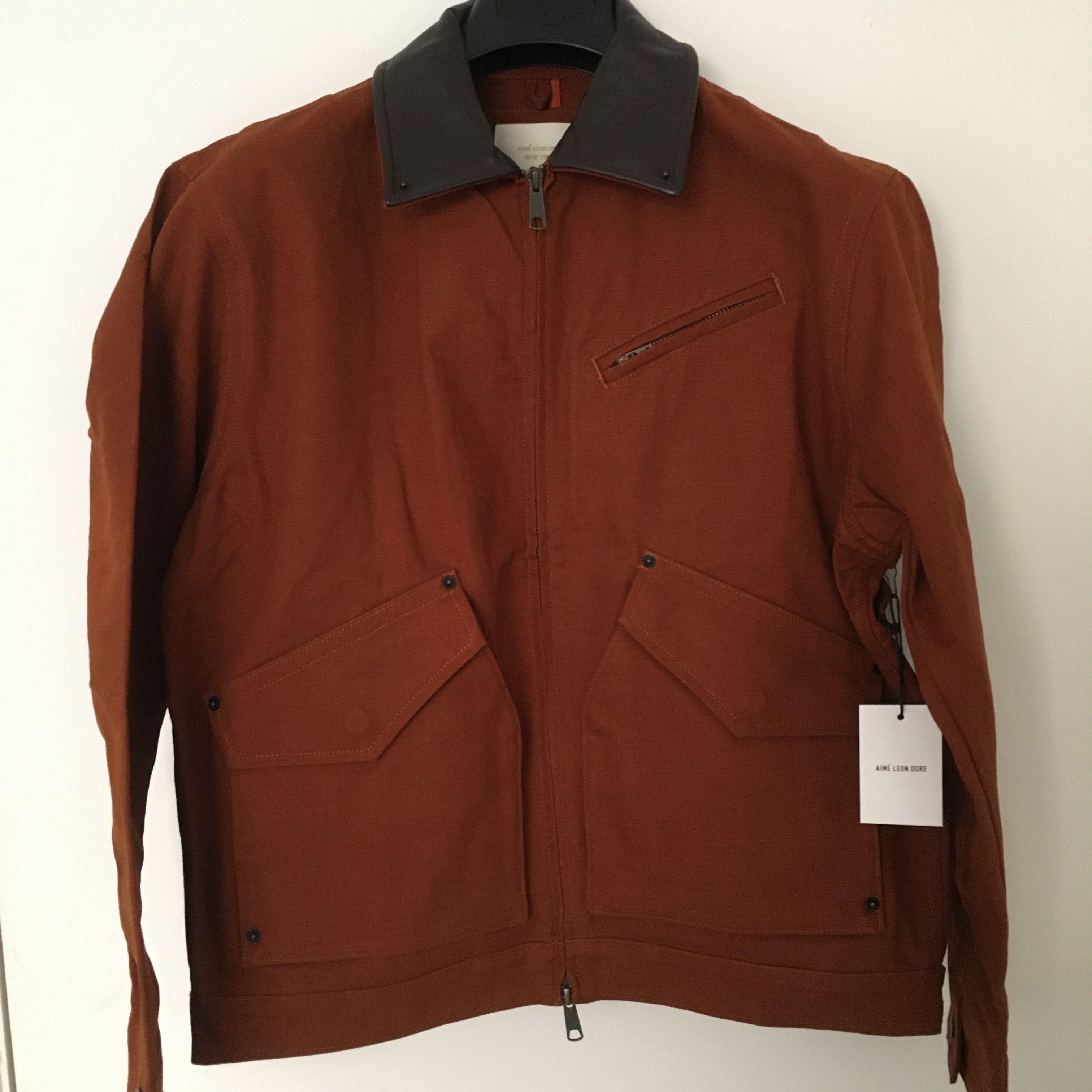 Aime Leon Dore ALD Canvas Flight Jacket Rust Size US S / EU 44-46 / 1 - 2 Thumbnail