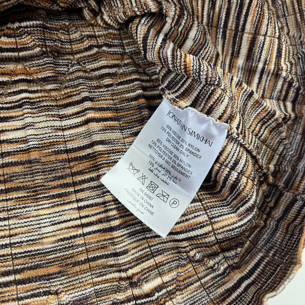 Designer × Jonathan Simkhai Jonathan Simkhai Pleated Spacedye midi skirt and Blouse Size 30" / US 8 / IT 44 - 10 Thumbnail