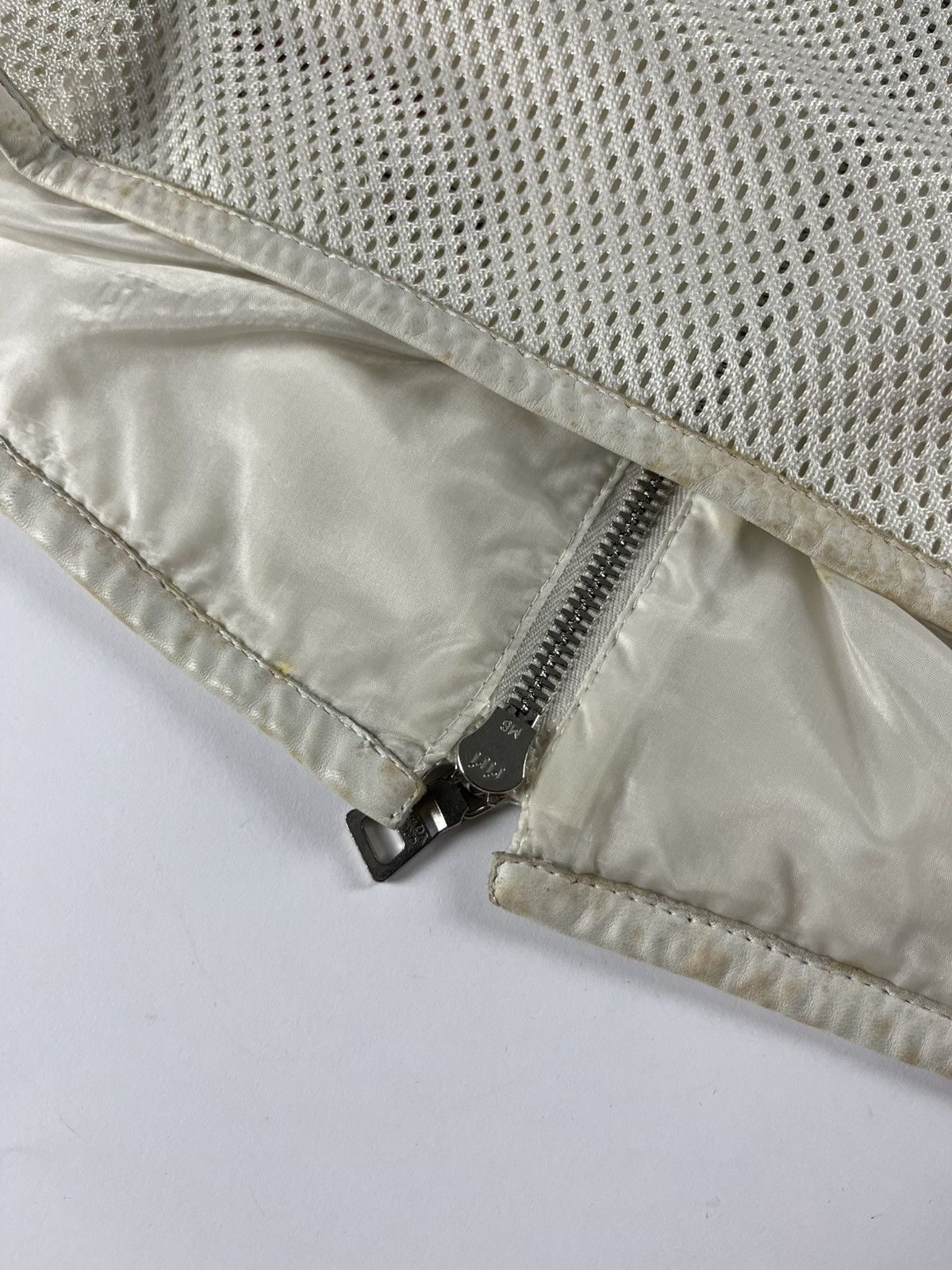 Prada Prada Mesh Leather Elbows Jacket SS 2000 Size S / US 4 / IT 40 - 8 Thumbnail