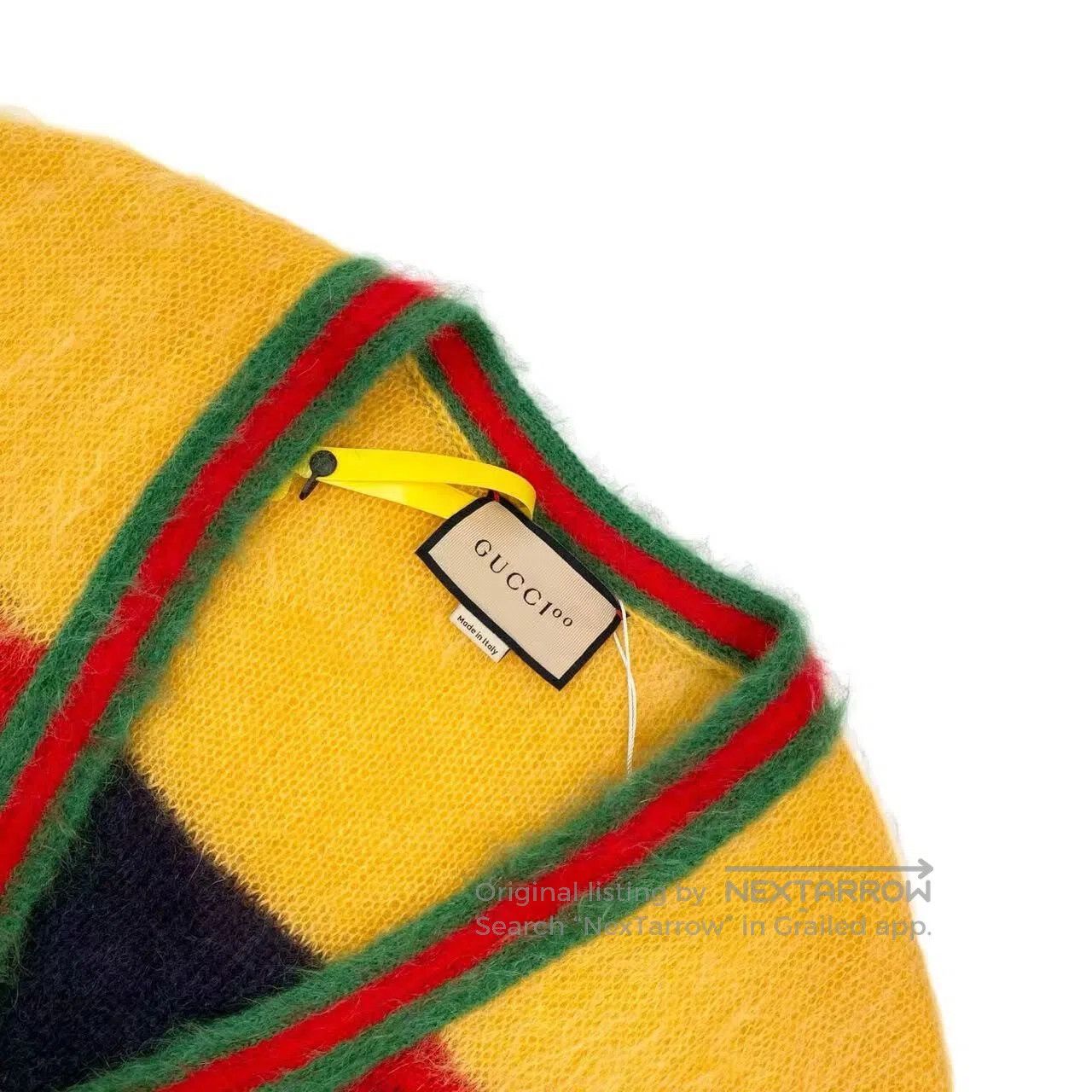 Gucci Guicci Letter logo striped cardigan jacket| Size S / US 4 / IT 40 - 3 Thumbnail