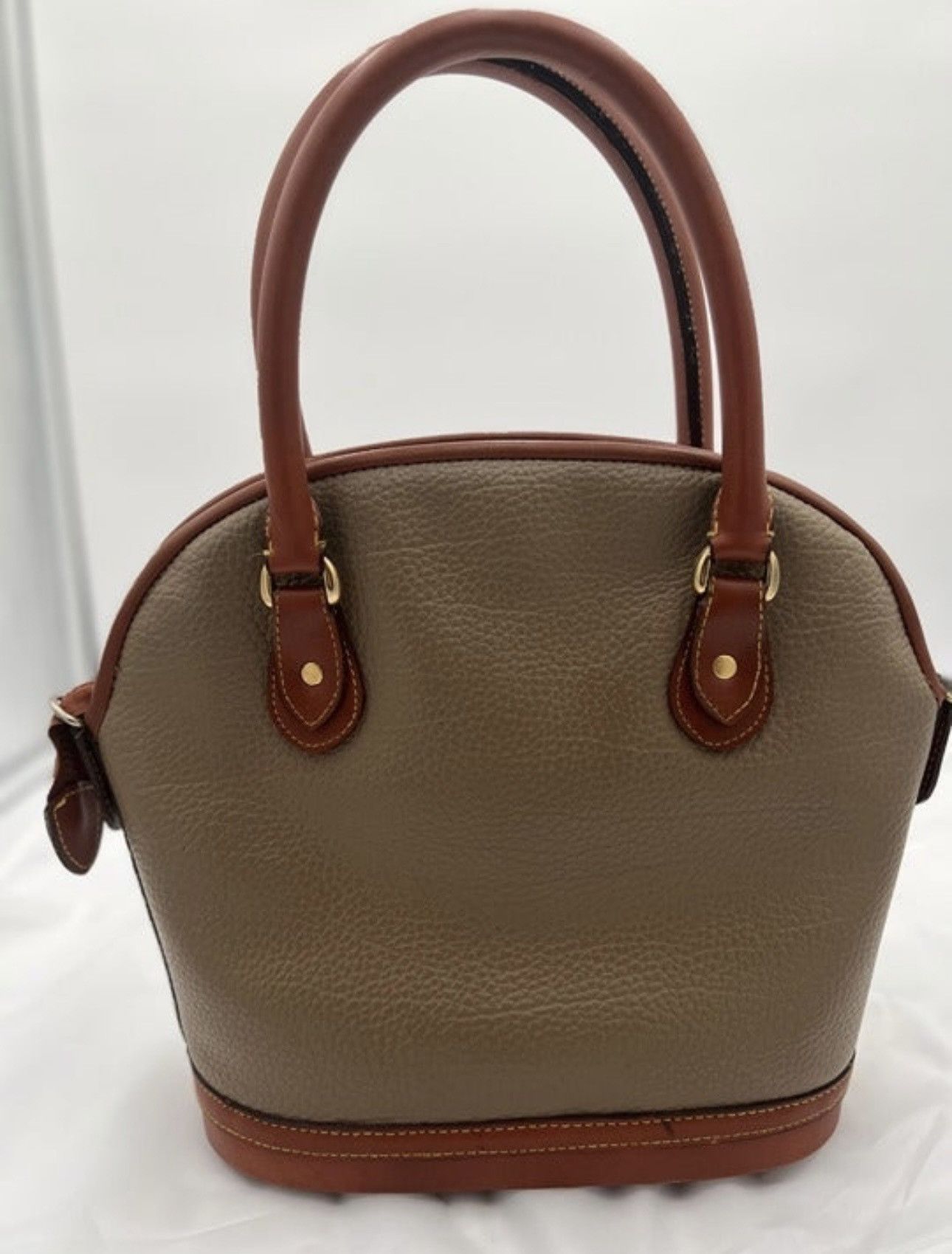 Dooney & Bourke Dooney & Bourke Elegant Brown Leather Handbag Size ONE SIZE - 4 Thumbnail
