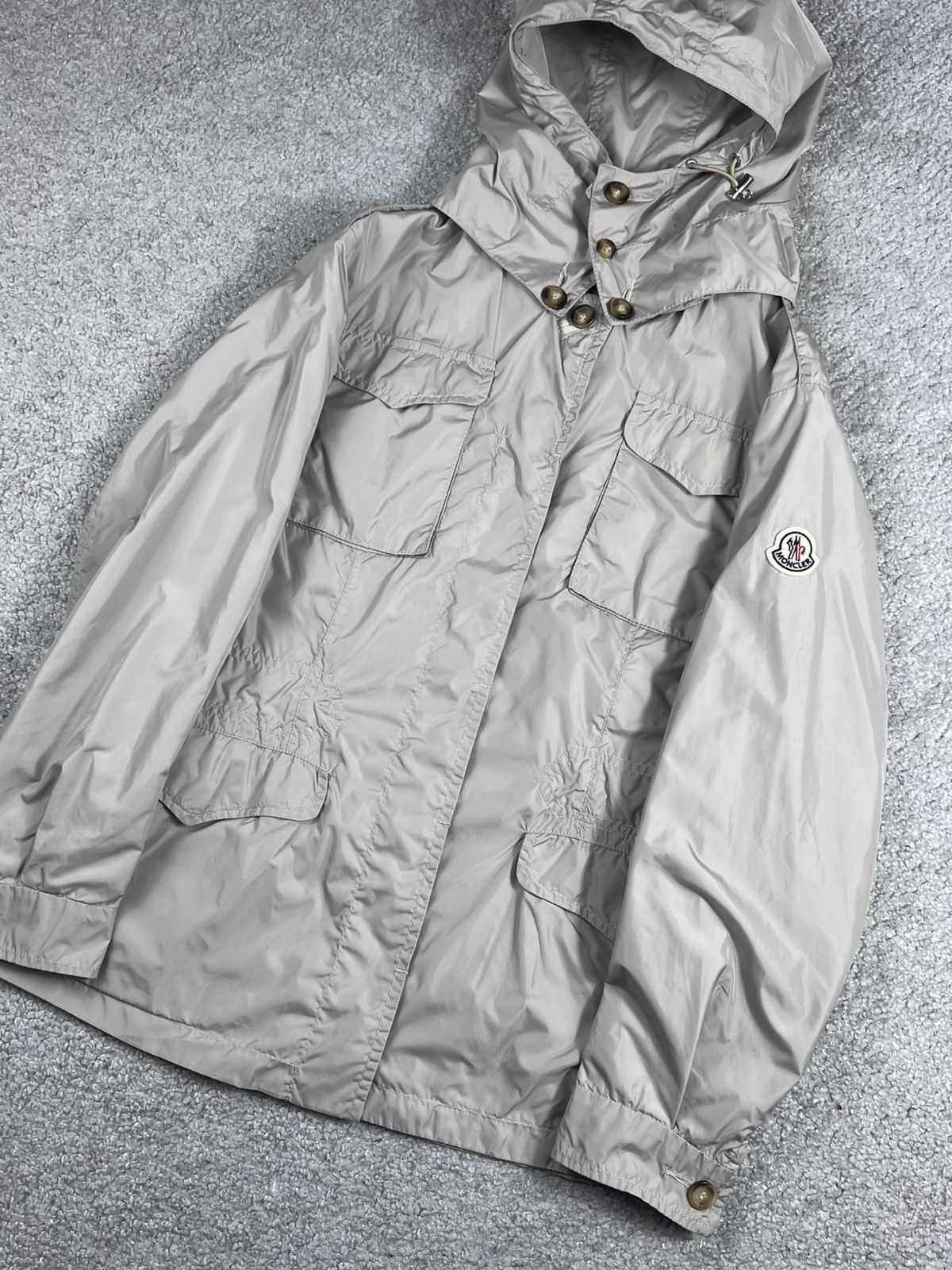 Moncler Moncler Multipocket Grey Lightweight Jacket Size 1 Size S / US 4 / IT 40 - 3 Thumbnail