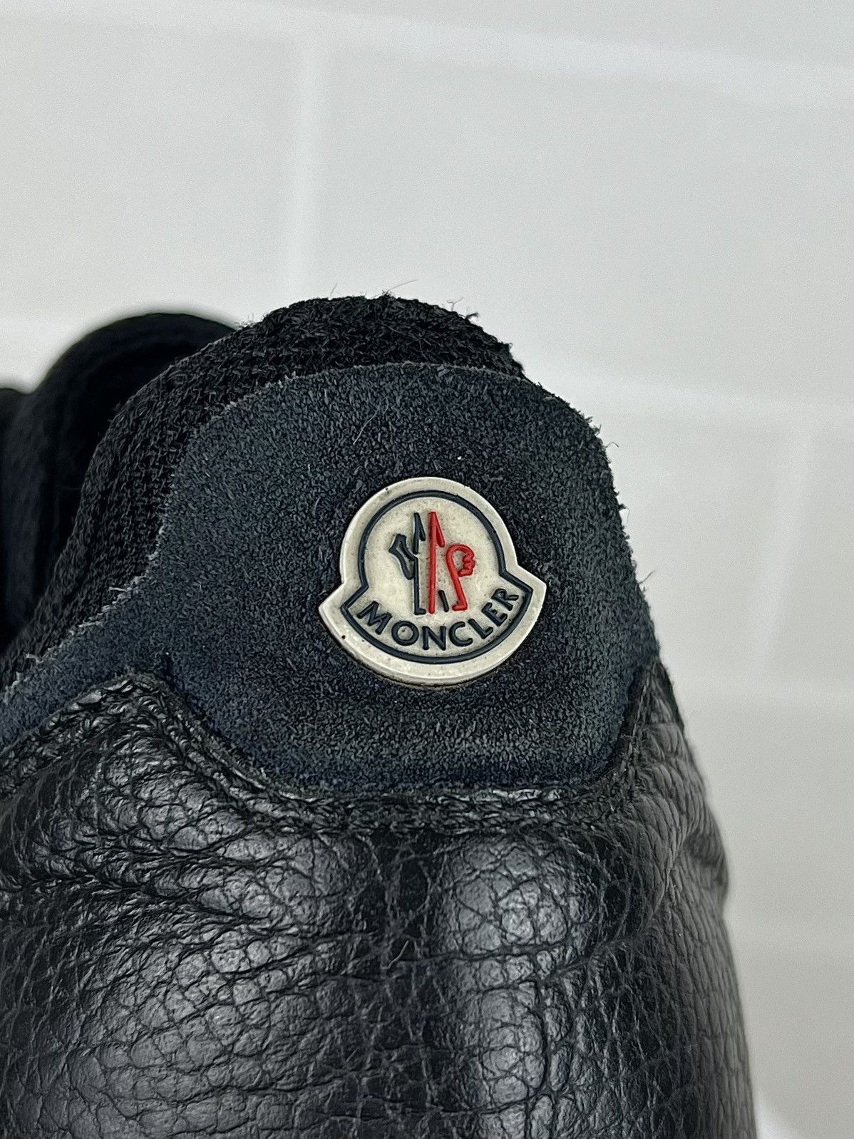 Moncler MONCLER Sneakers Low Top Race Runner Back Logo Nylon Leather Size US 10 / EU 43 - 9 Thumbnail