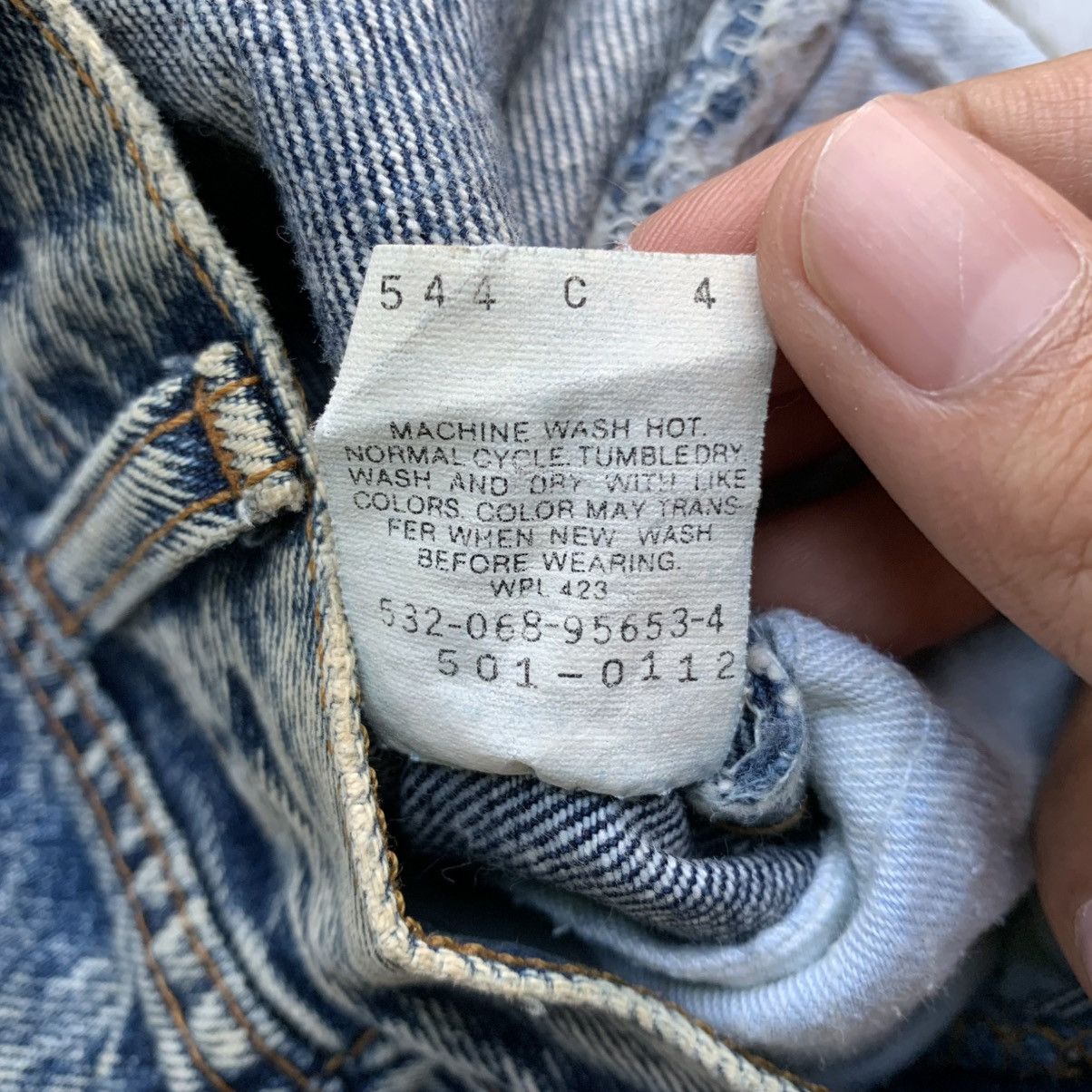 Levi's 90s Vintage Levi's 501 Acid Wash Pants Size US 29 - 7 Thumbnail