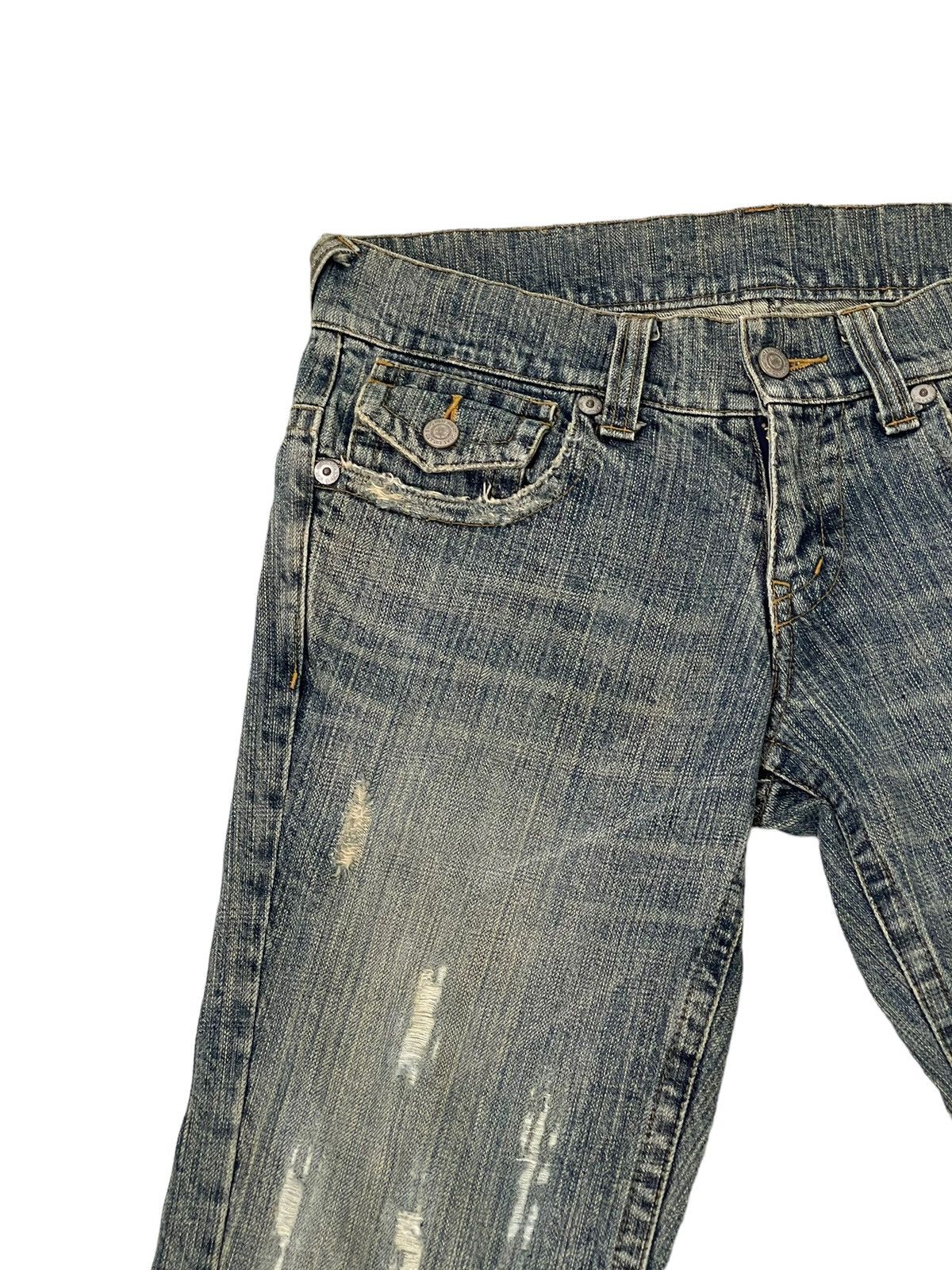 Tornado Mart Flare Jeans Tornado Mart Distress Low Rise Boot Cut 6🟦5 Size US 30 / EU 46 - 8 Thumbnail